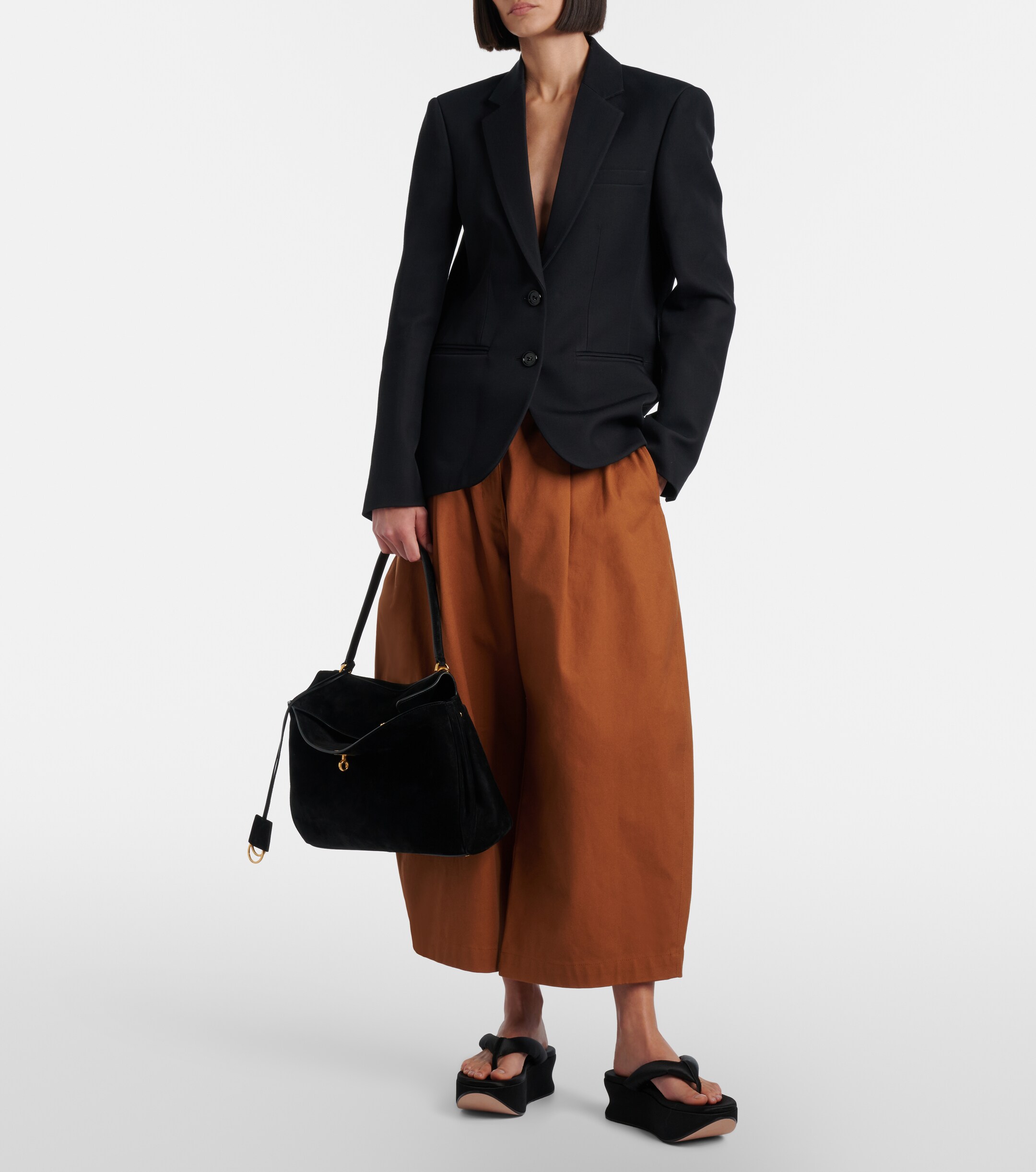 Balenciaga Rodeo Medium suede shoulder bag