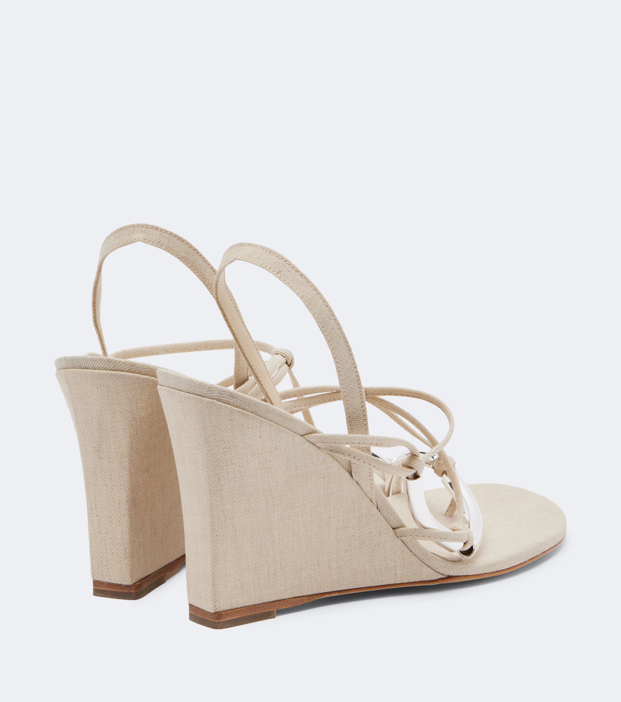 Christopher Esber Christopher Esber Molten wedge thong sandals