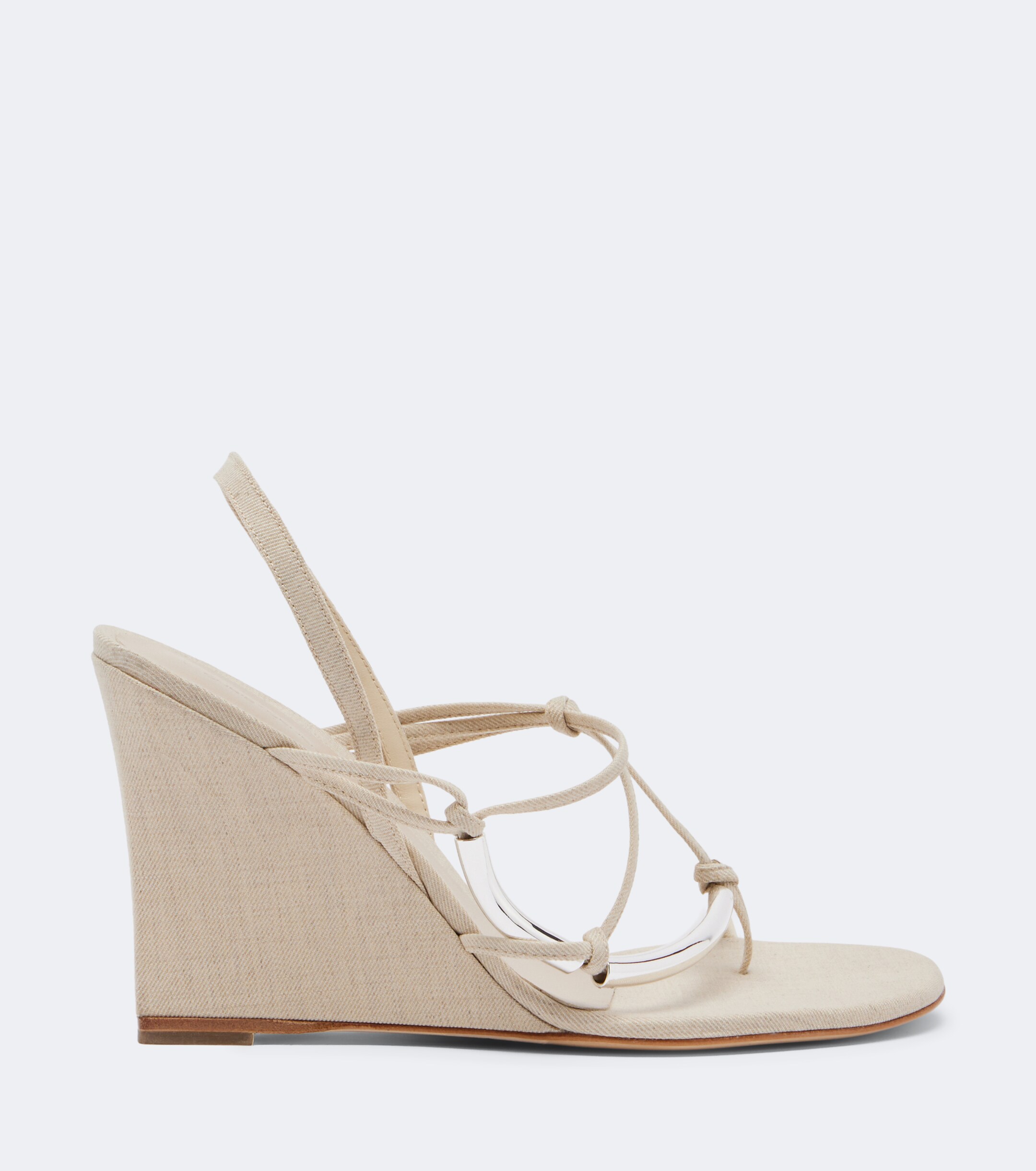 Christopher Esber Christopher Esber Molten wedge thong sandals
