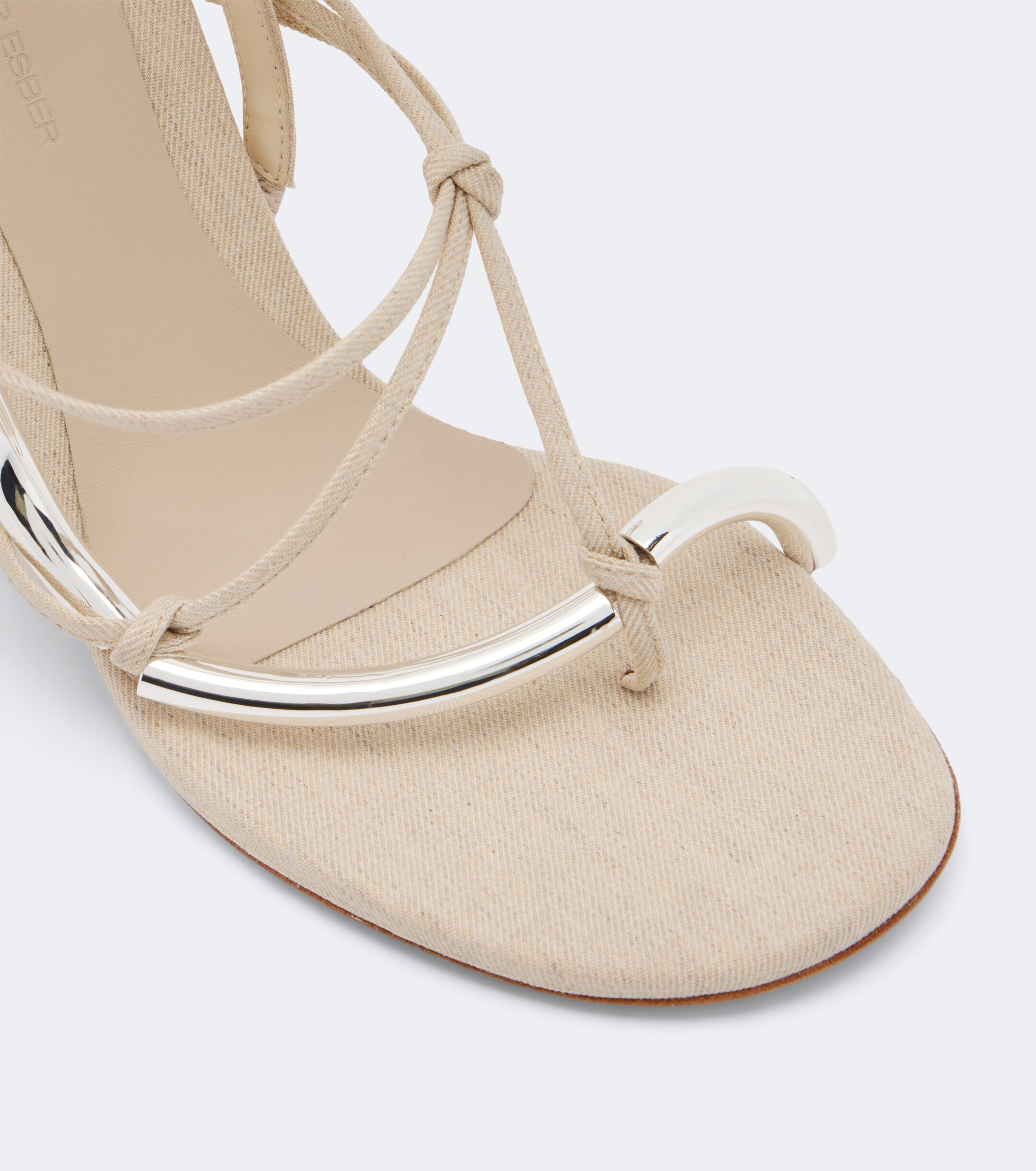 Christopher Esber Christopher Esber Molten wedge thong sandals