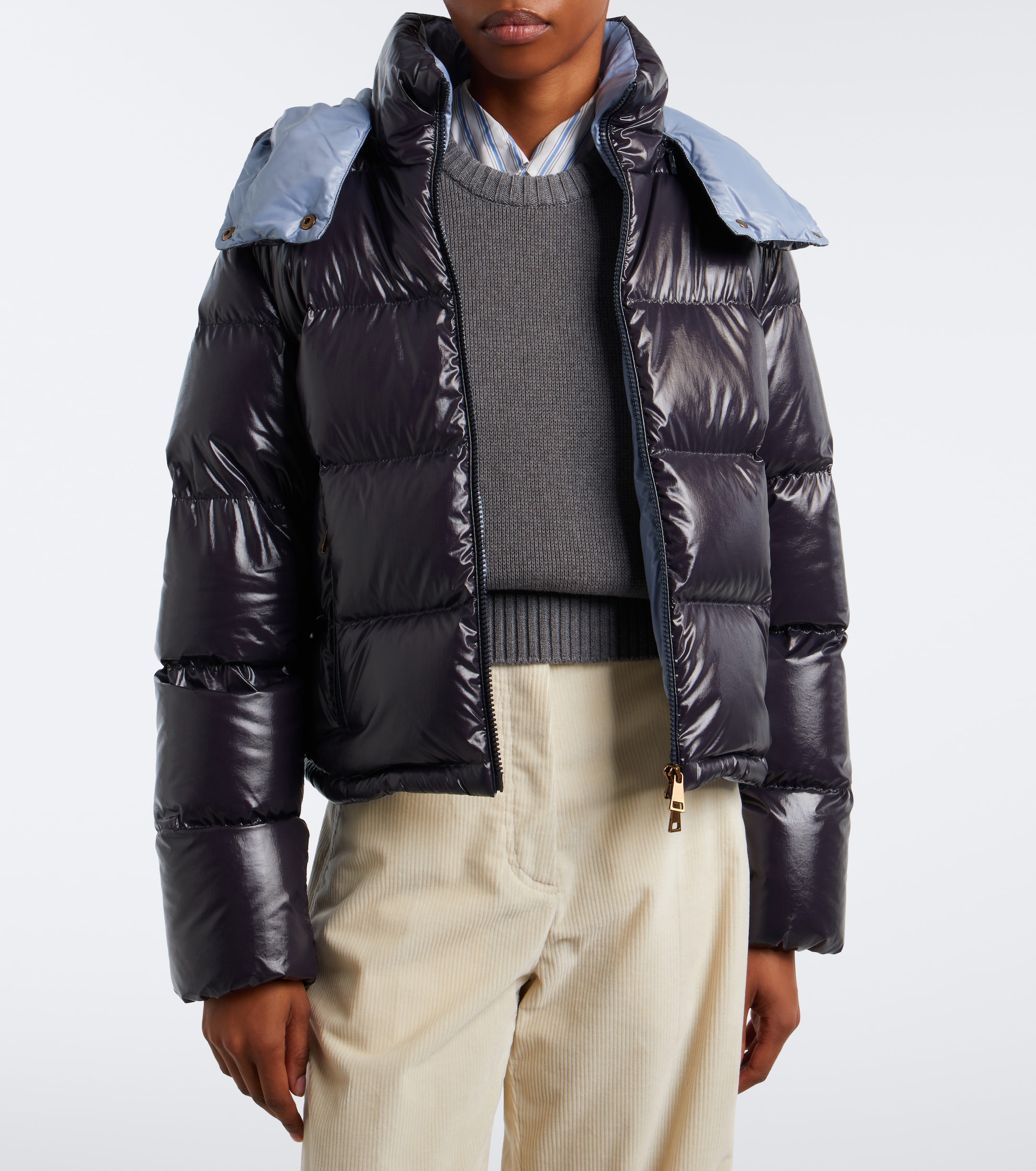 Moncler Moncler Niveole hooded down jacket