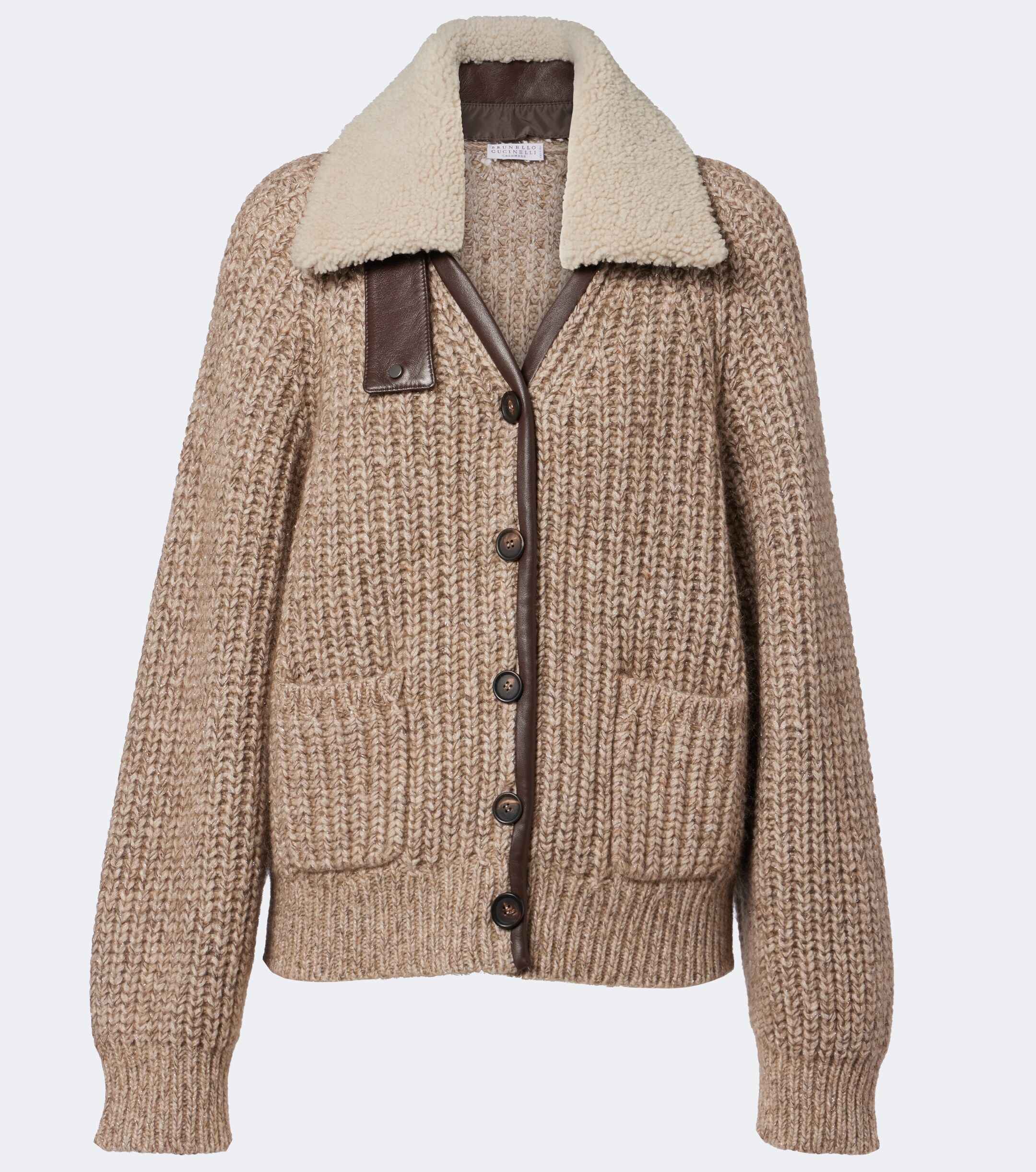 Brunello Cucinelli Brunello Cucinelli Cashmere, mohair, and wool-blend jacket