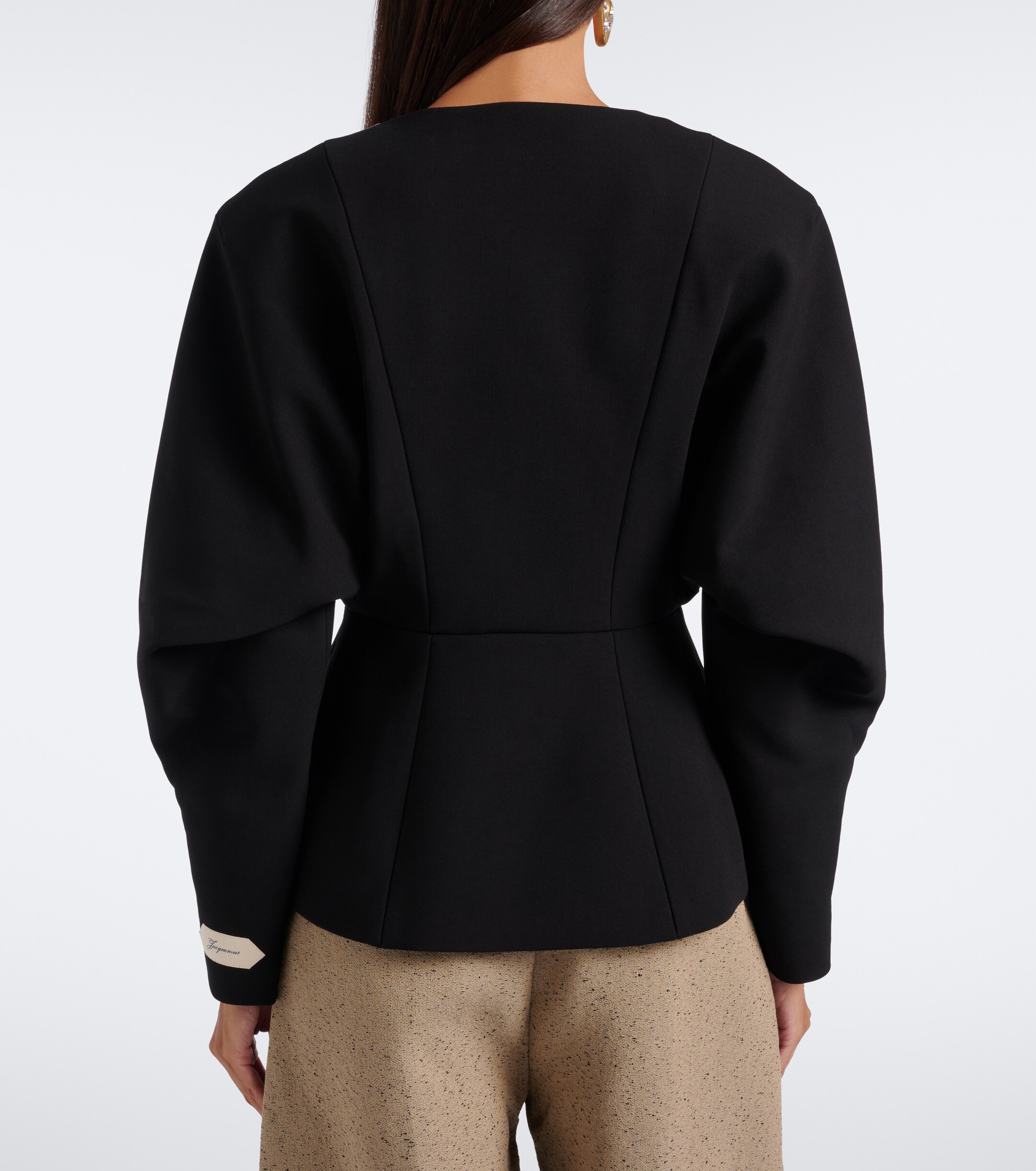 Jacquemus Jacquemus Paloma paneled cotton and wool-blend jacket