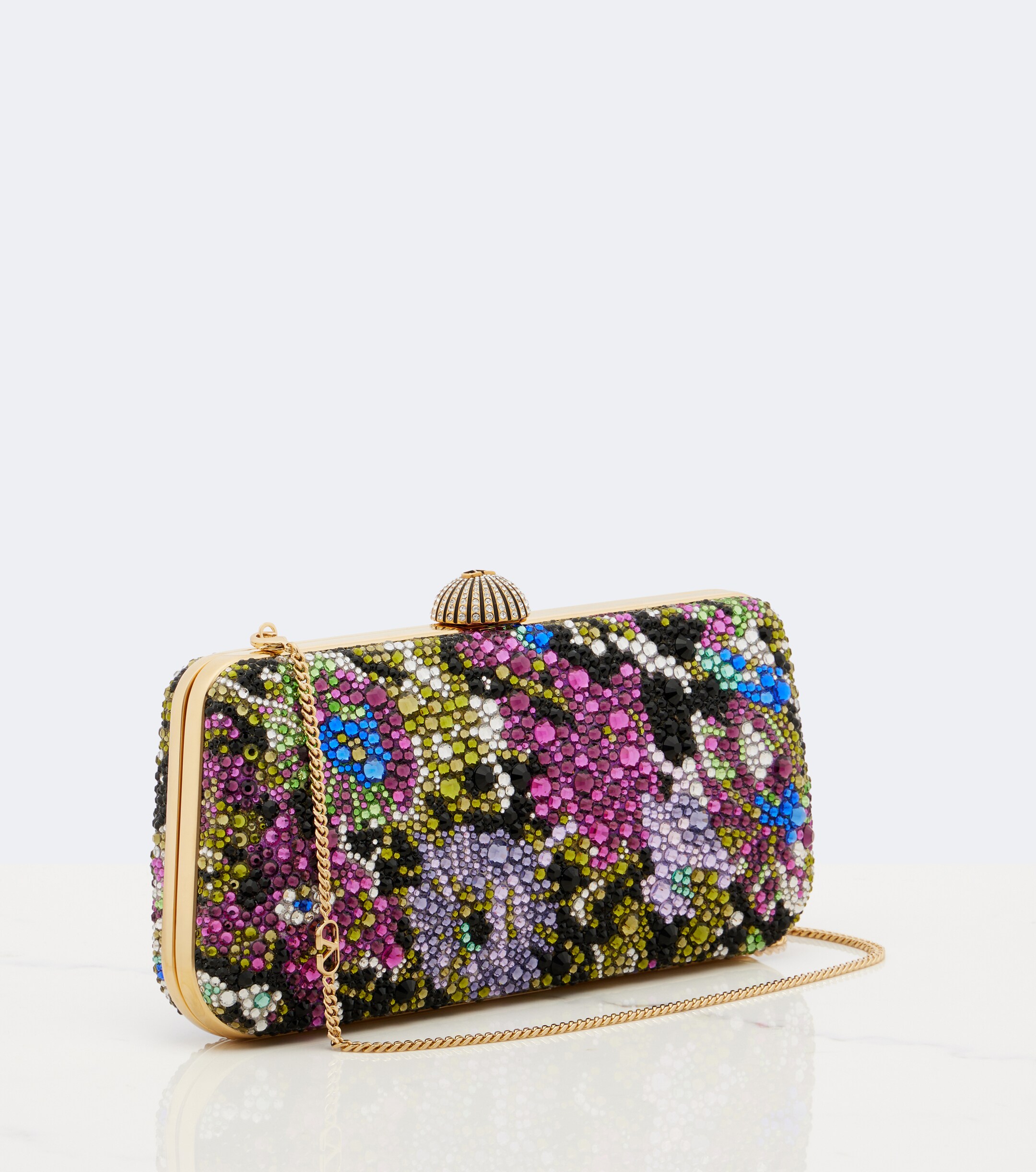 Valentino Garavani Carry Secrets embellished clutch thumbnail