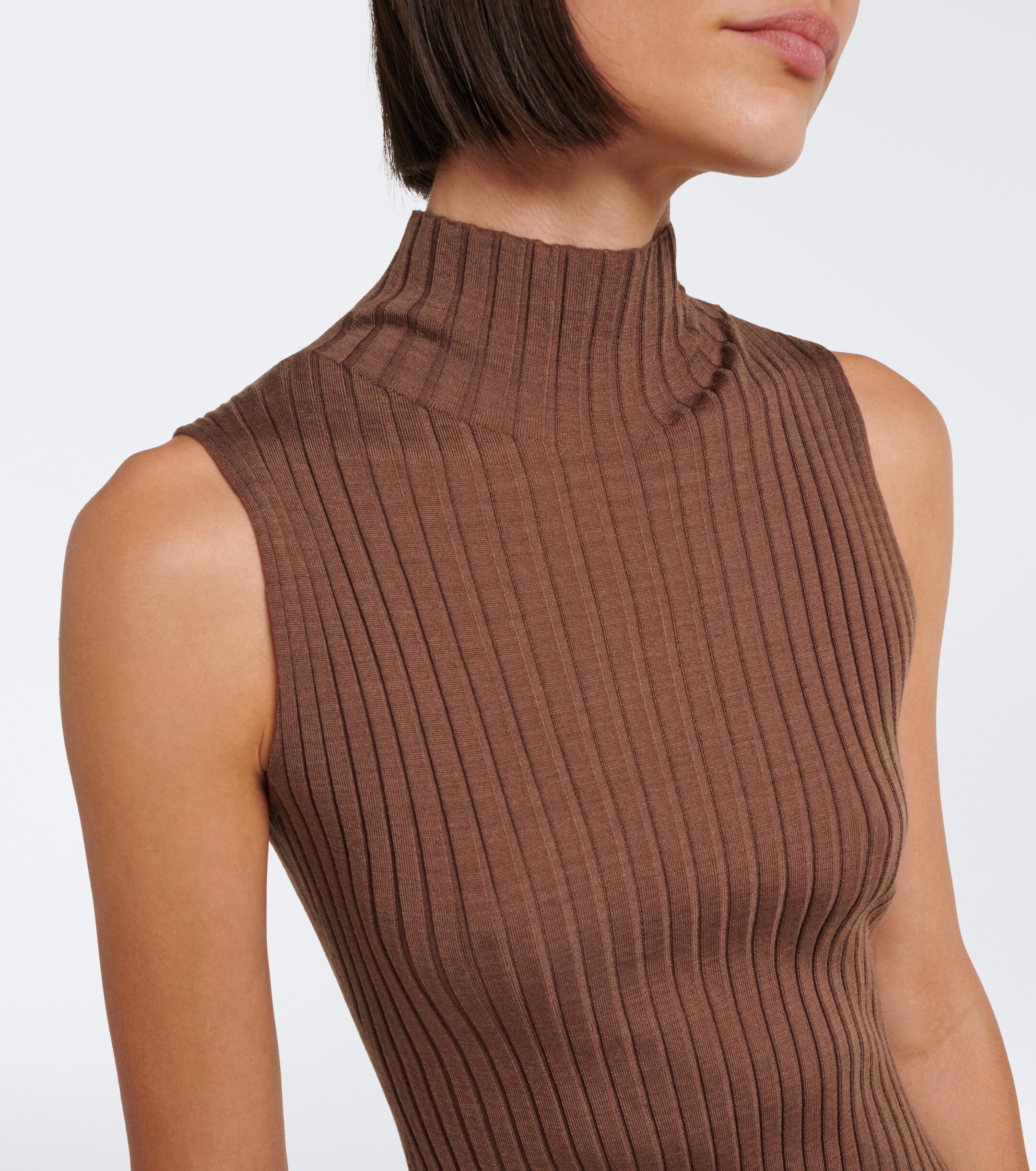KHAITE Khaite Karla wool and silk turtleneck top