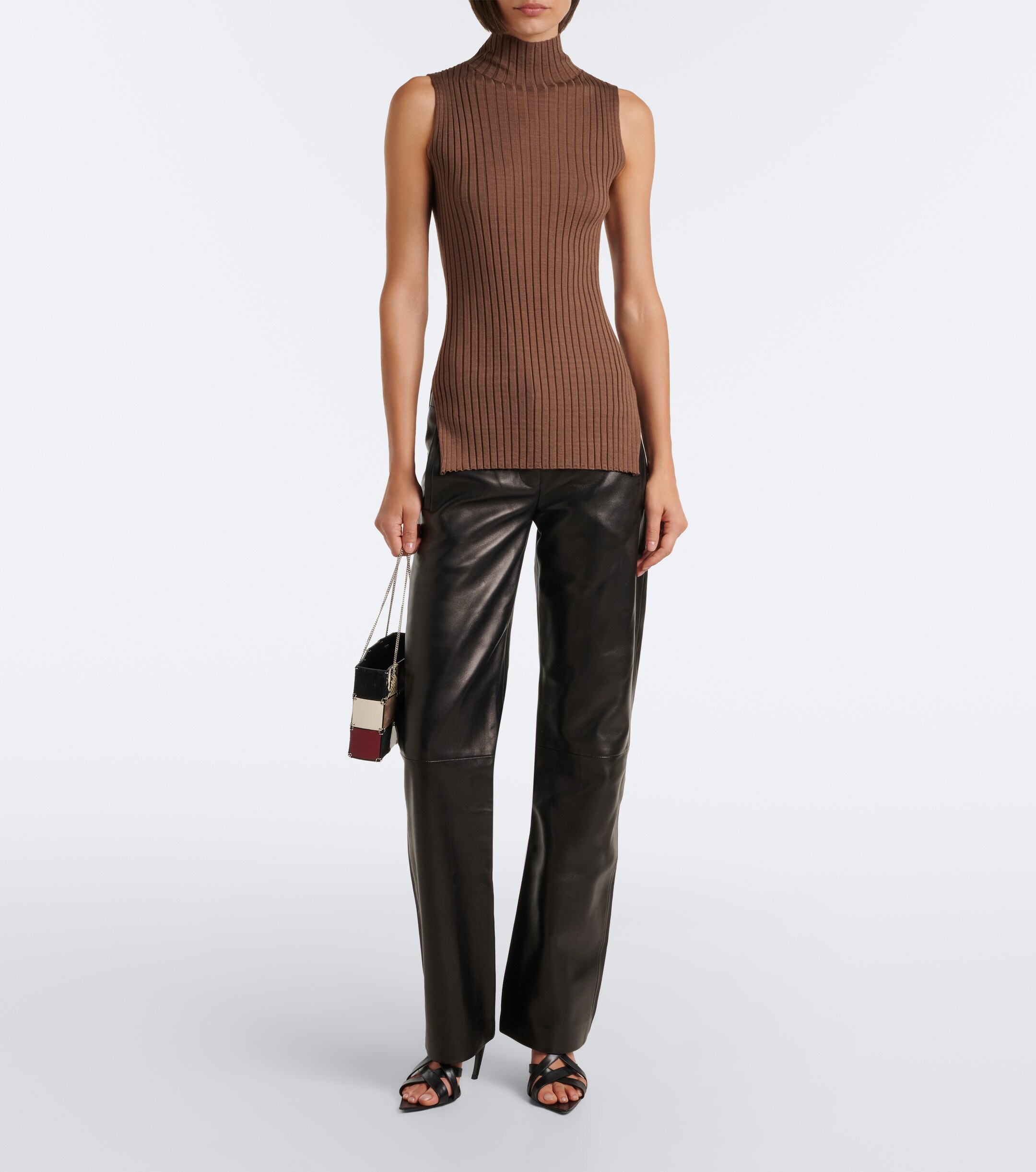 KHAITE Khaite Karla wool and silk turtleneck top