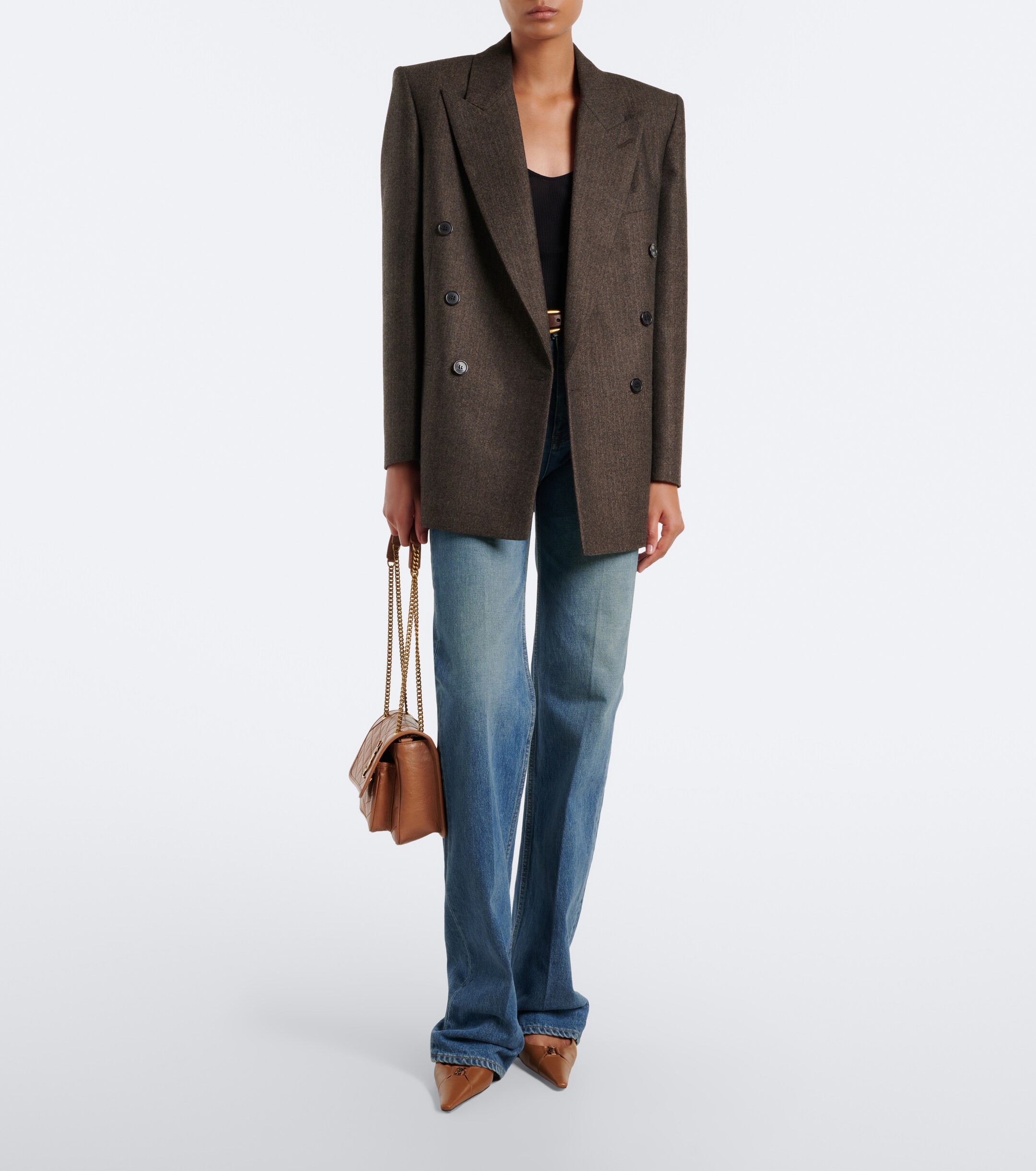Saint Laurent Niki Small leather shoulder bag