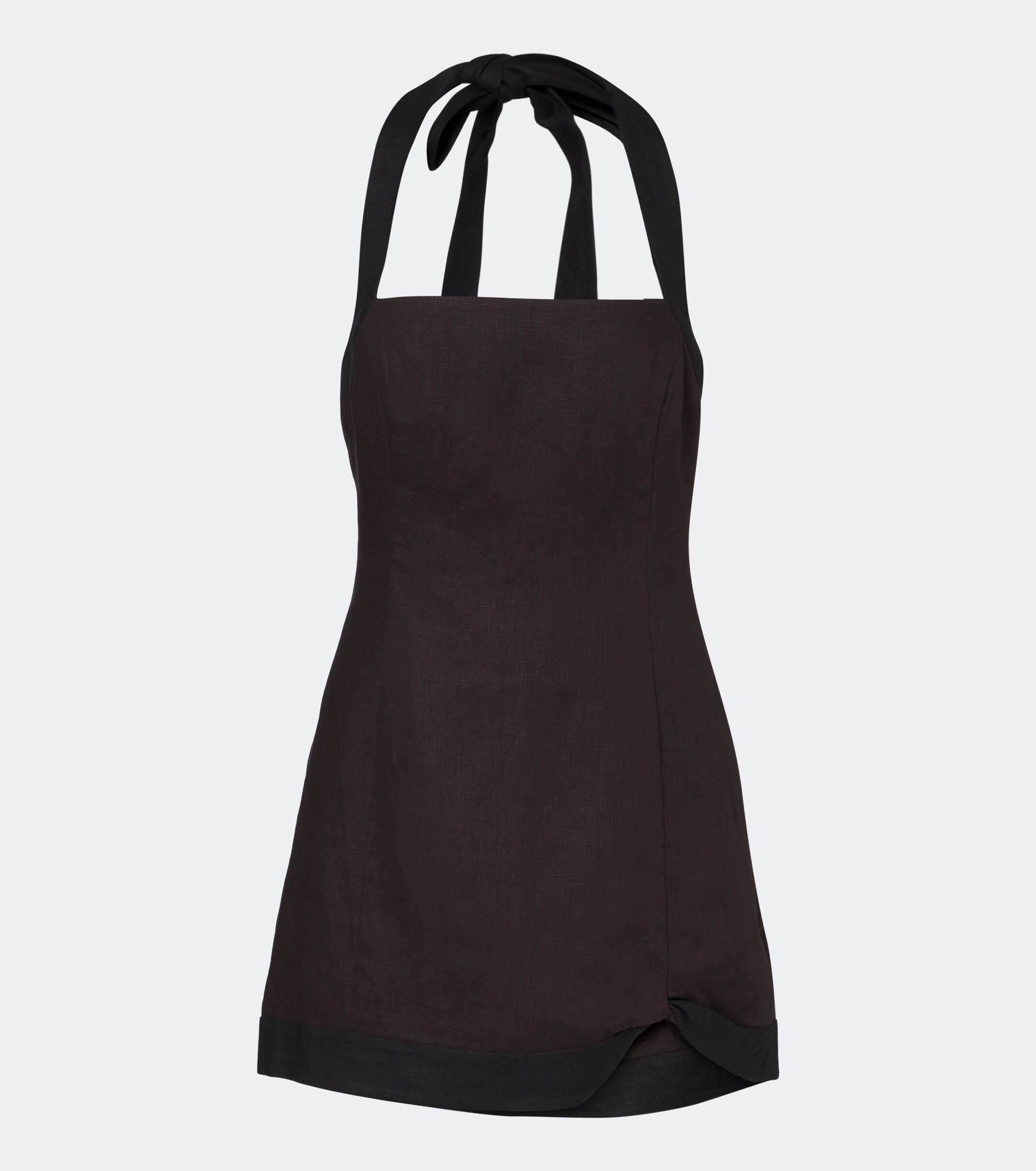 SIR. SIR Linen halterneck minidress