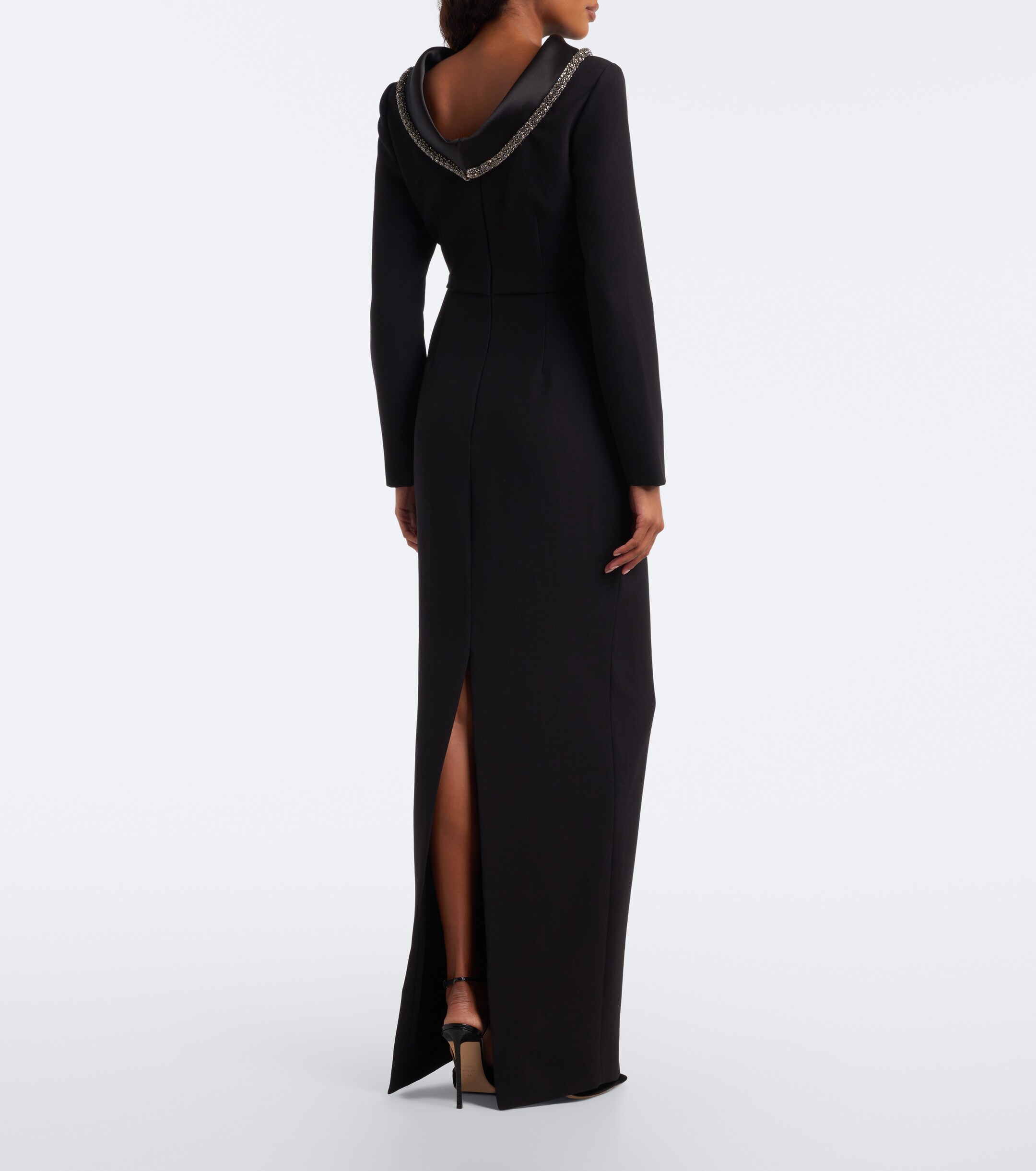 Roland Mouret Roland Mouret Embellished crêpe gown