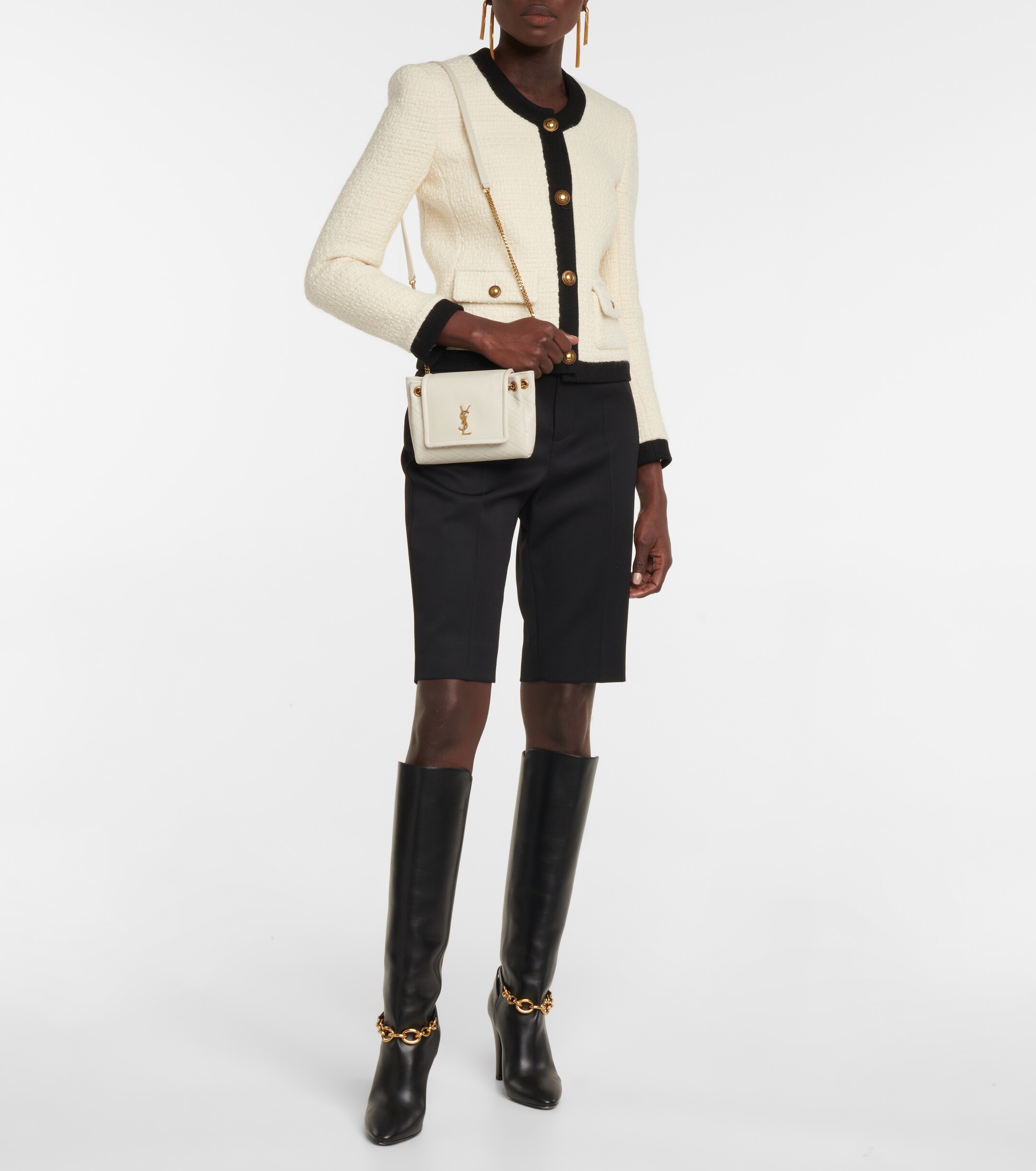 Saint Laurent Nolita Mini leather shoulder bag