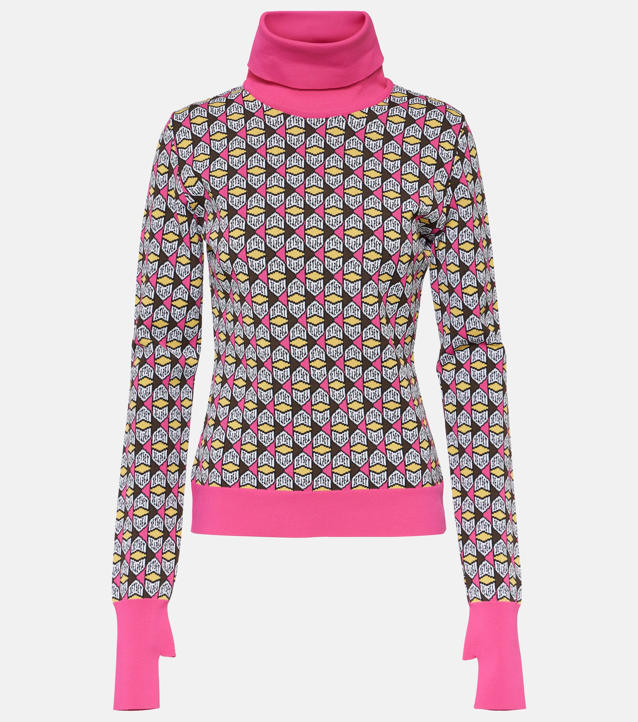 JETSET Jet Set Logo turtleneck sweater