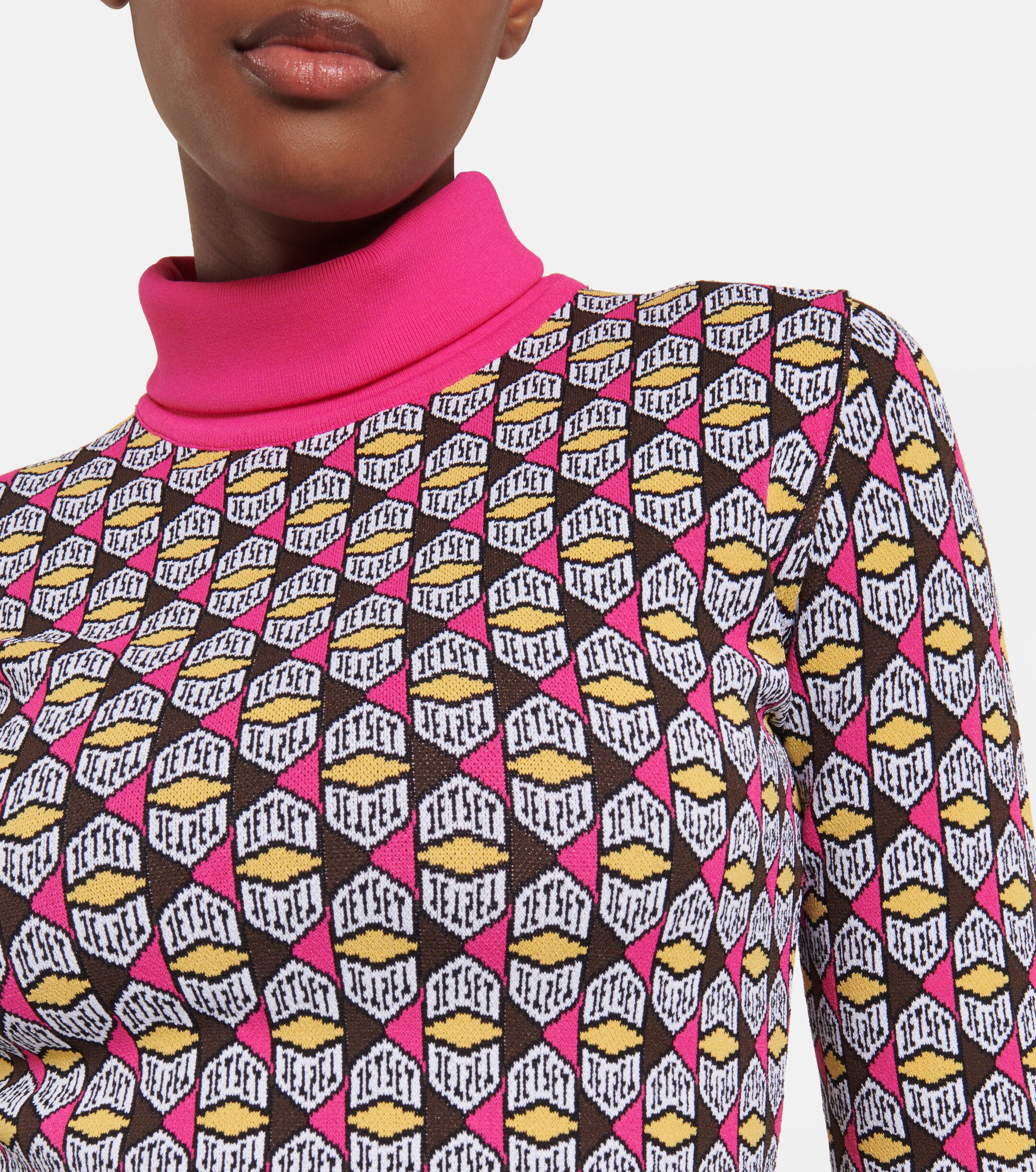 JETSET Jet Set Logo turtleneck sweater