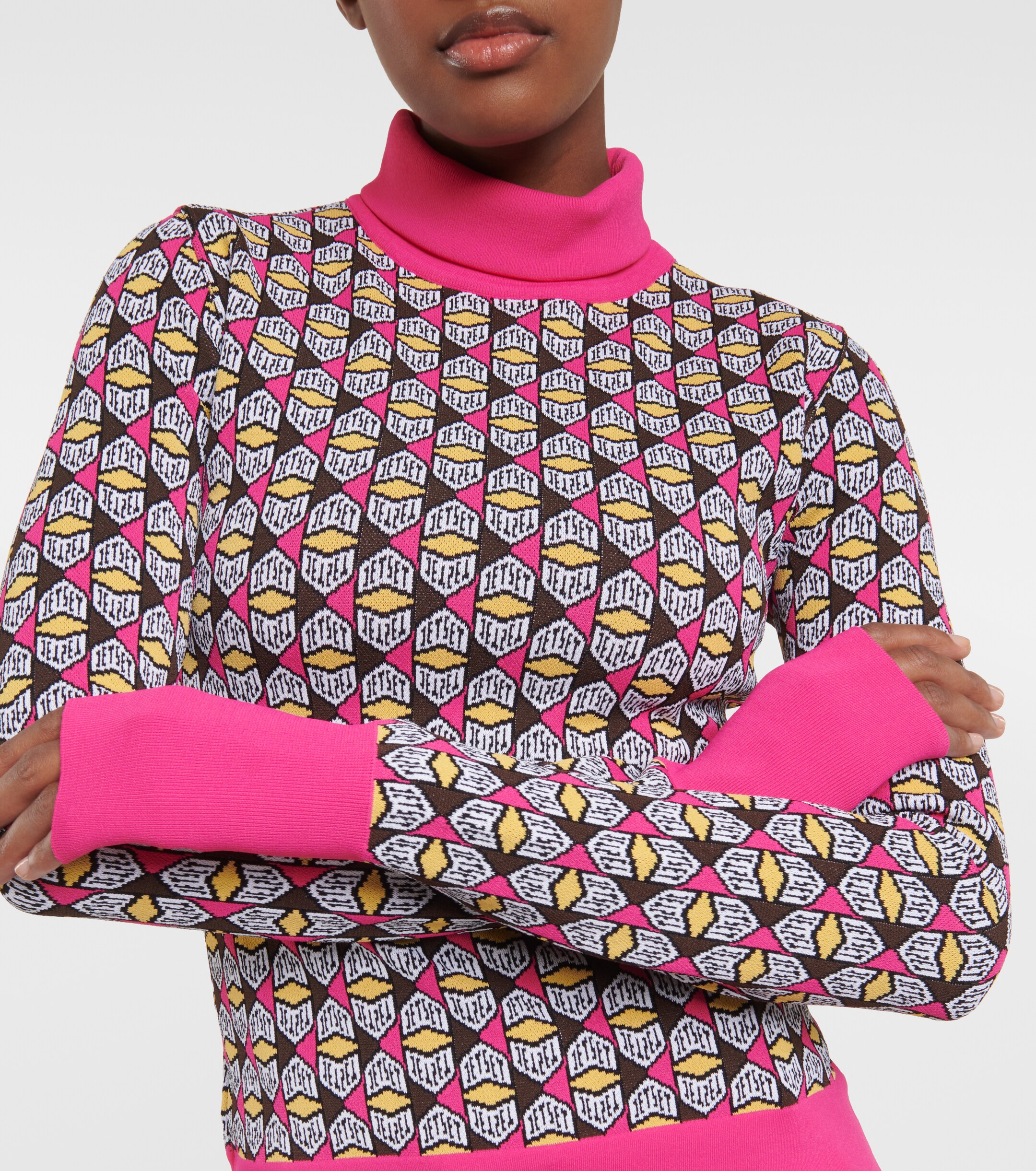 JETSET Jet Set Logo turtleneck sweater