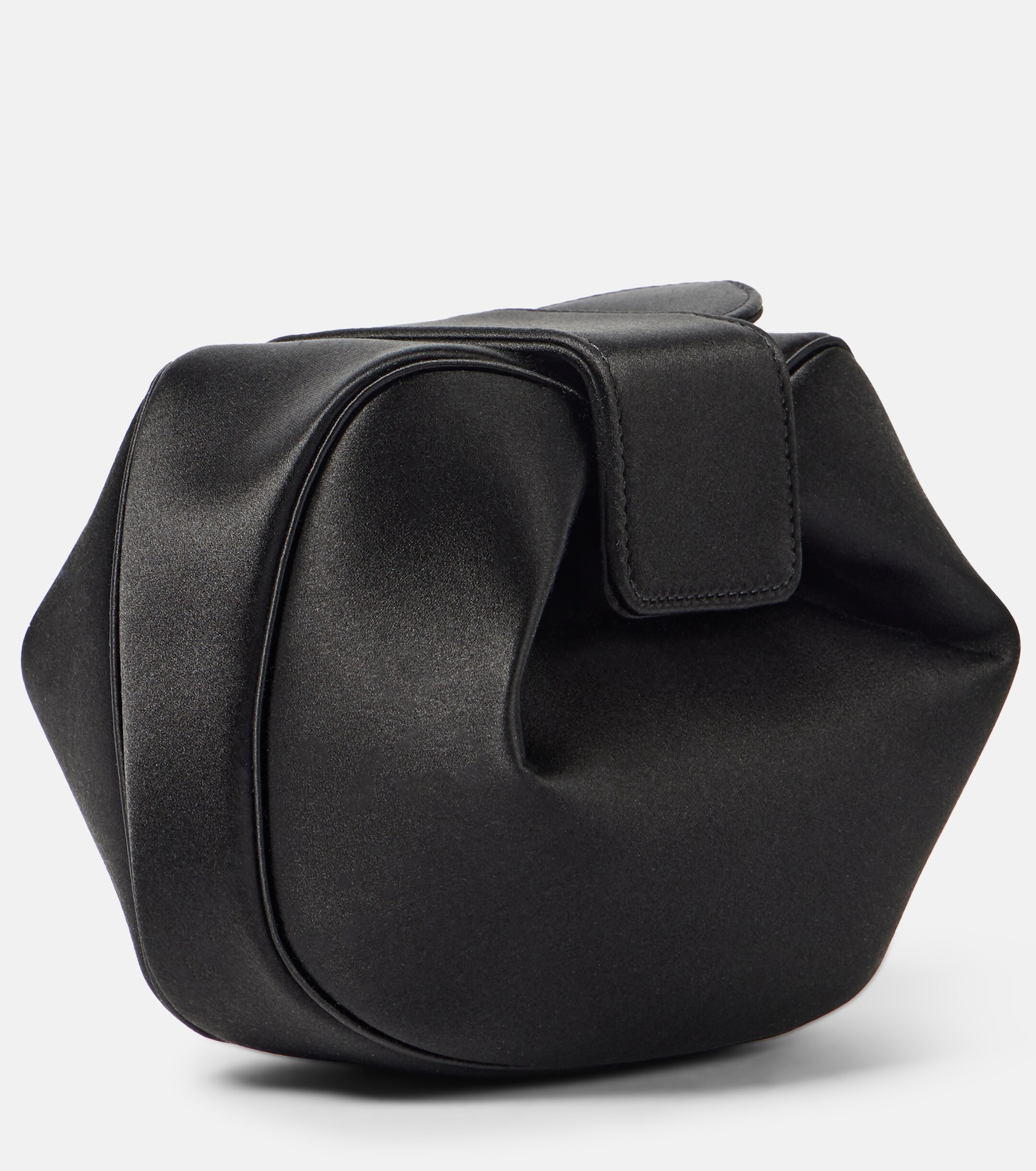 Gabriela Hearst Soft Demi satin clutch