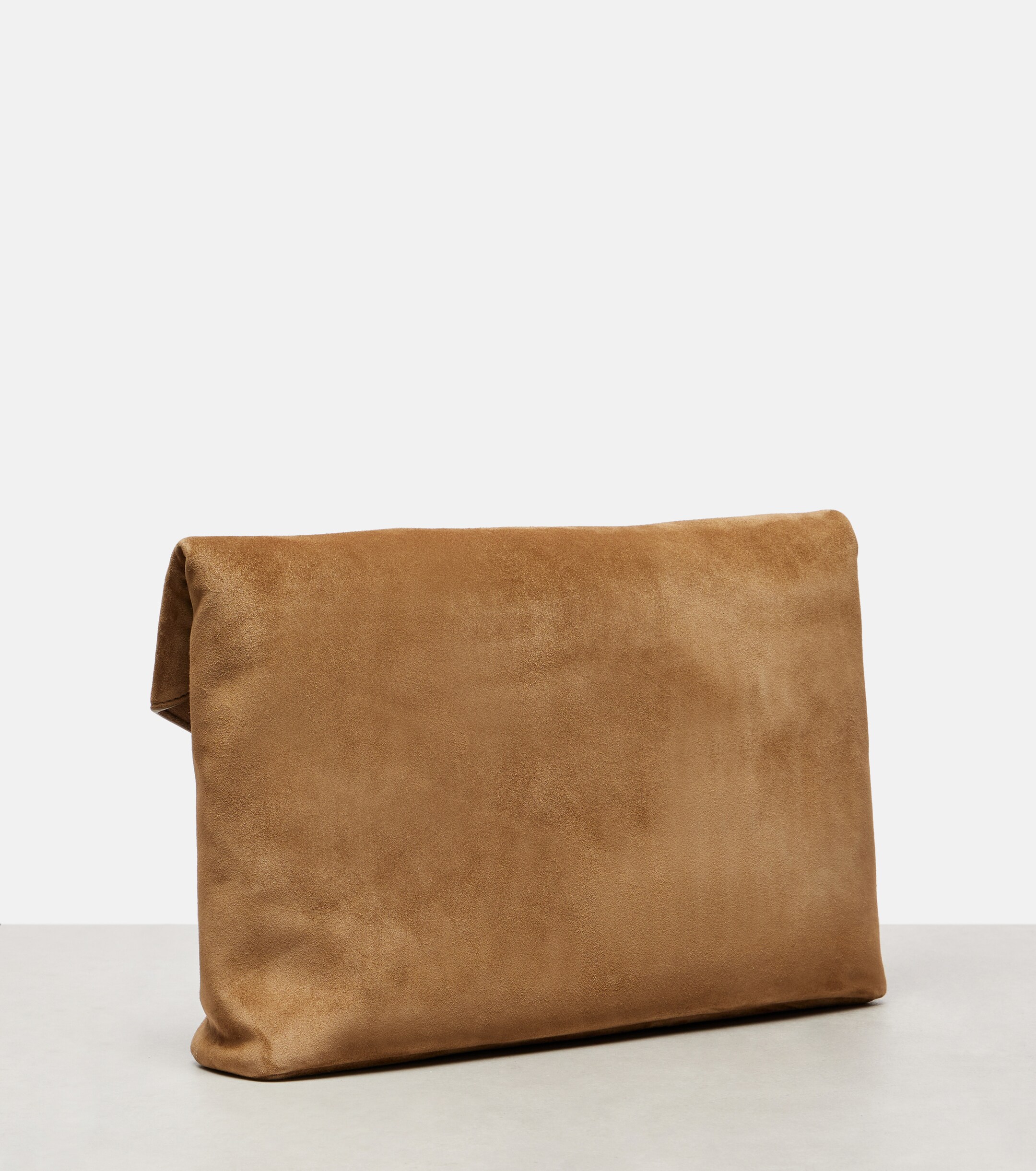 Saint Laurent Cassandre Large suede clutch