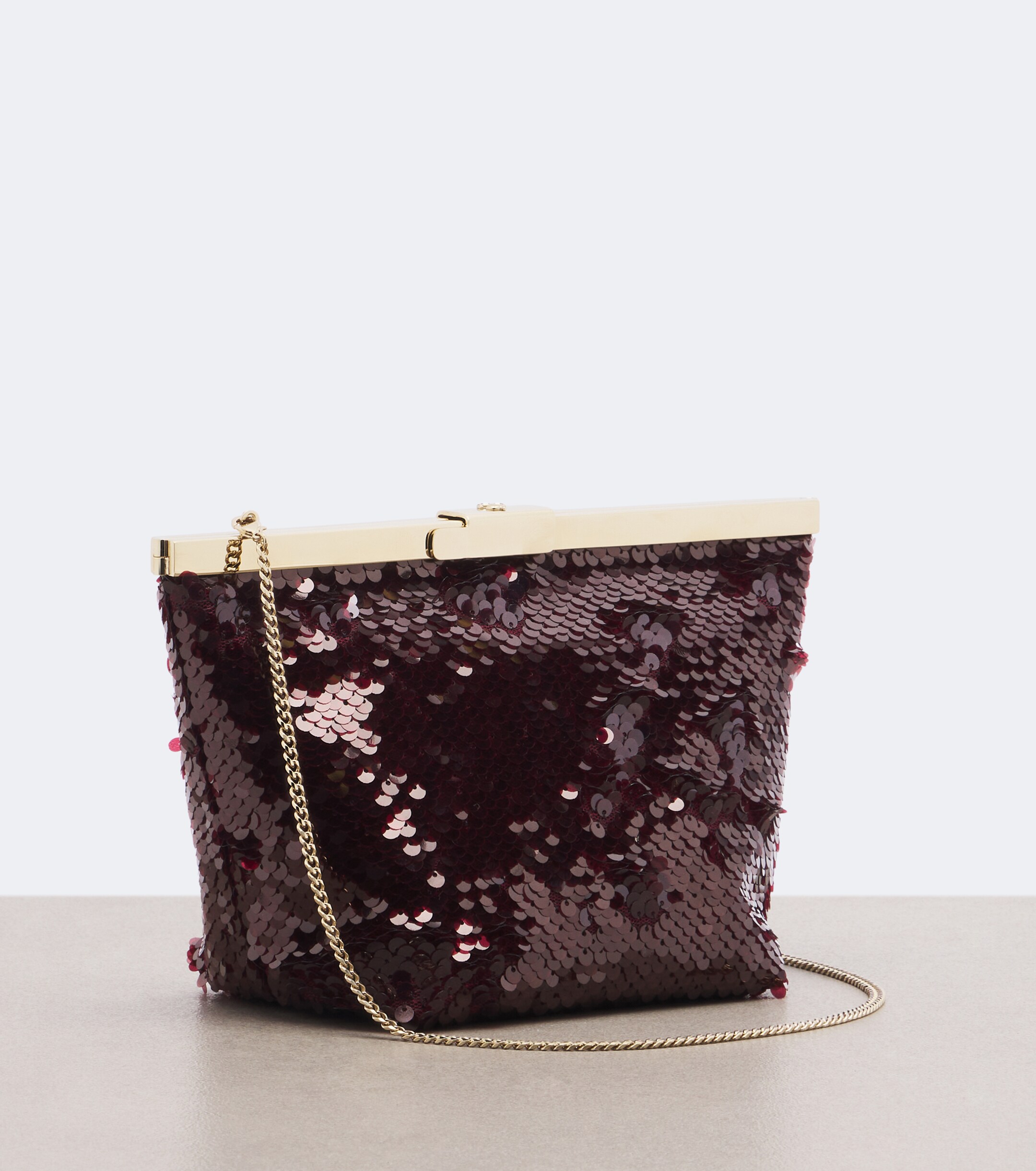 JIMMY CHOO Jimmy Choo Ganache Small sequined clutch