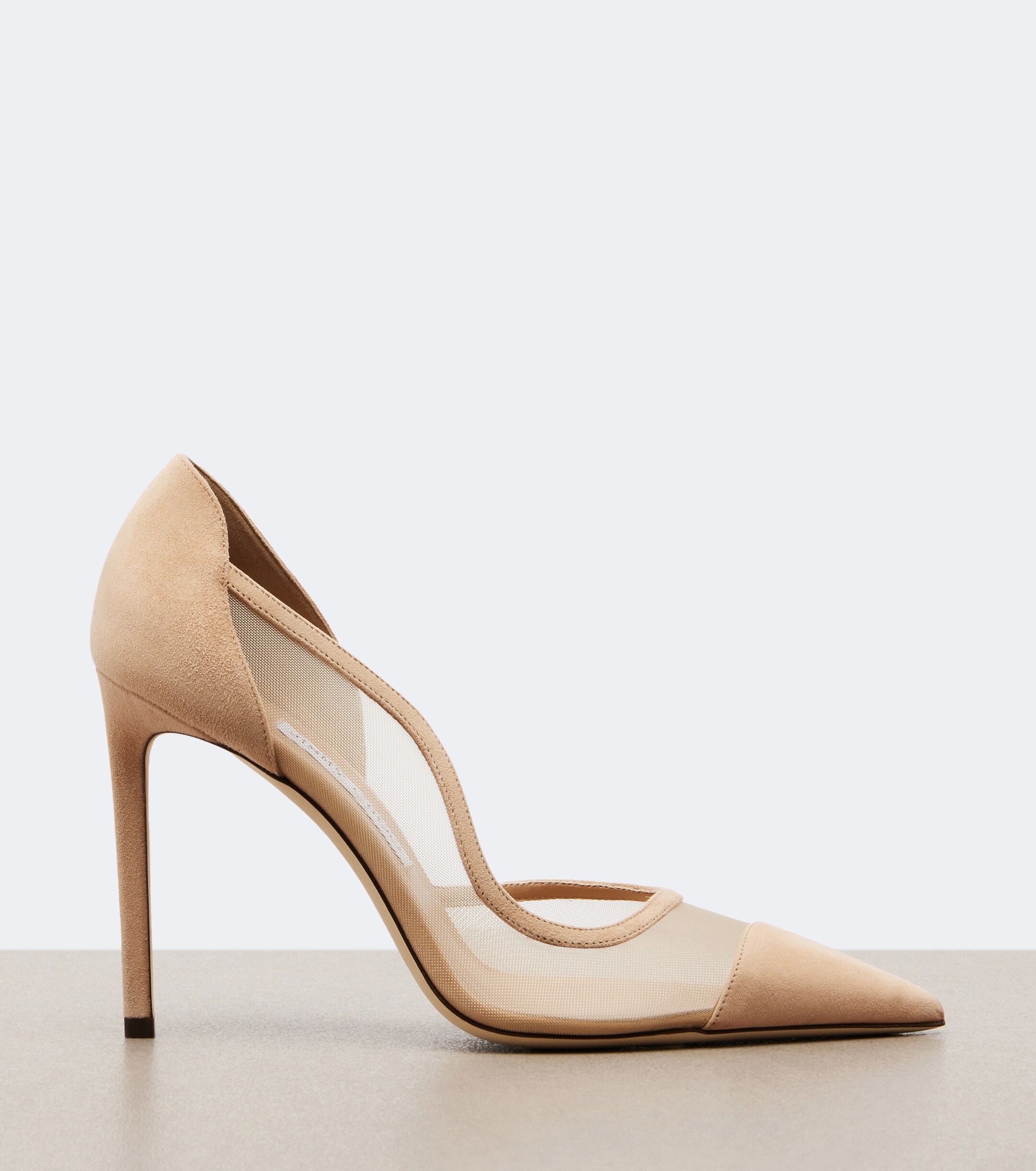 JIMMY CHOO Jimmy Choo Brigitte suede and mesh pumps