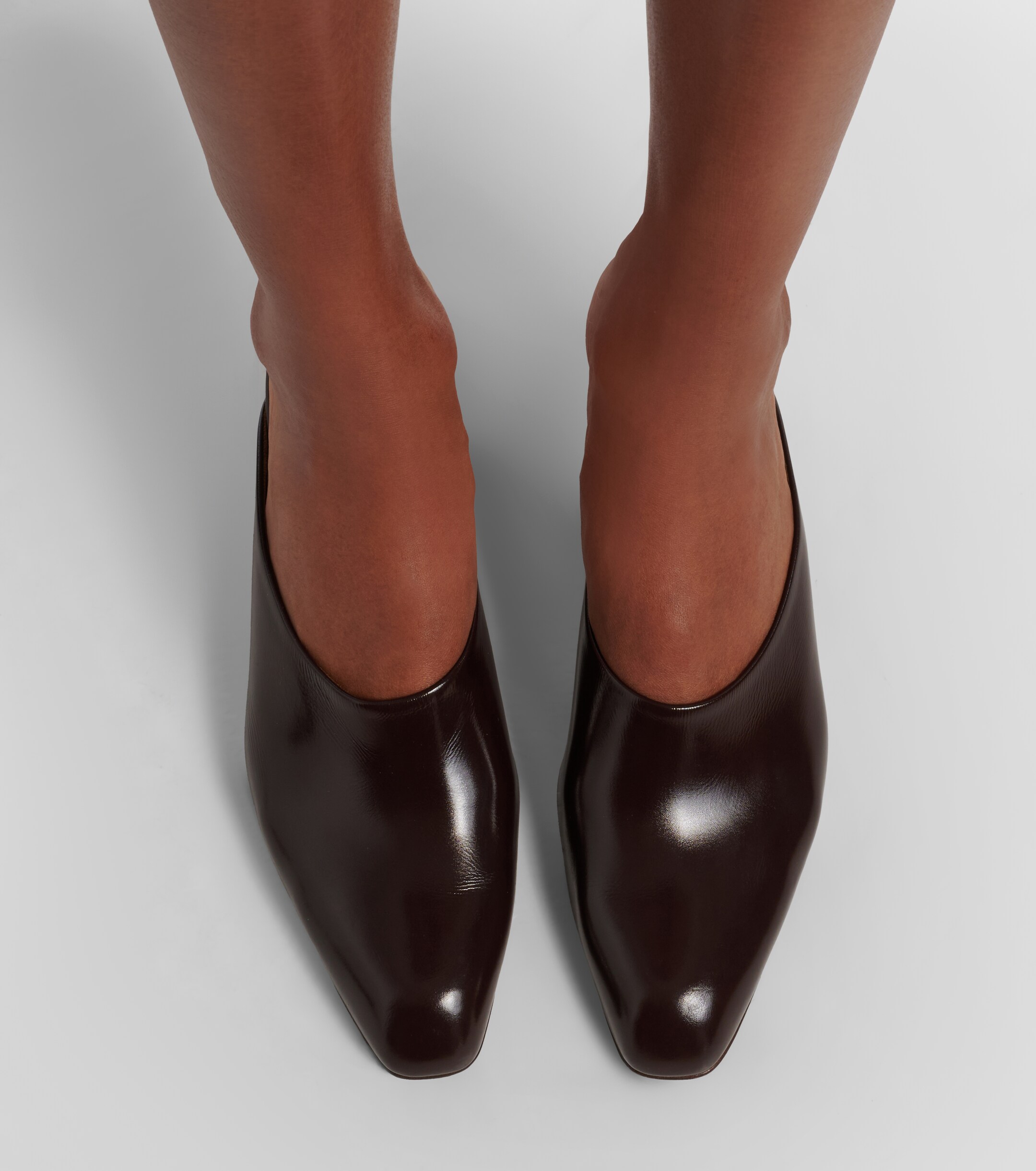 KHAITE Khaite Colt leather mules