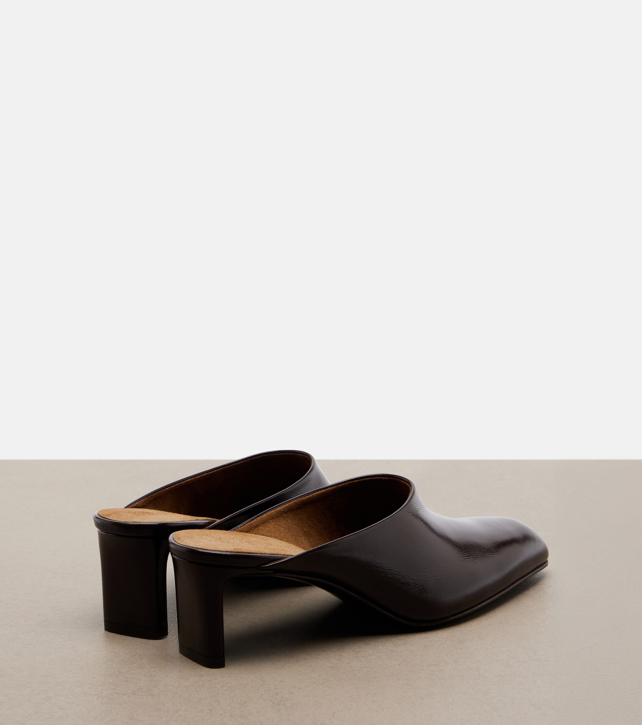 KHAITE Khaite Colt leather mules