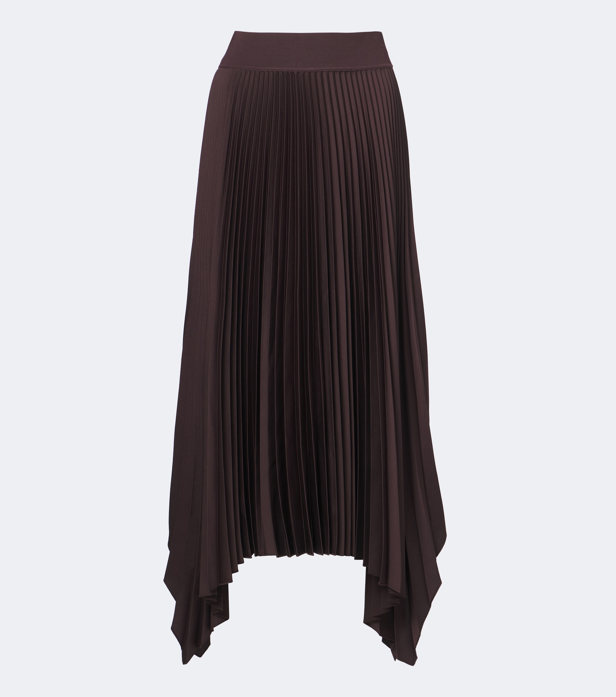 JOSEPH Joseph Ade asymmetric plissé midi skirt