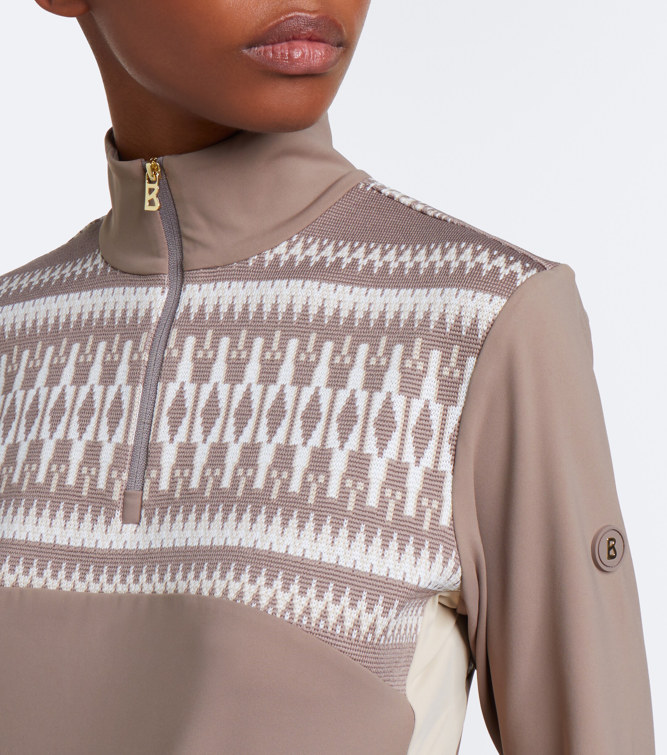 BOGNER Bogner Joalyn jacquard ski top