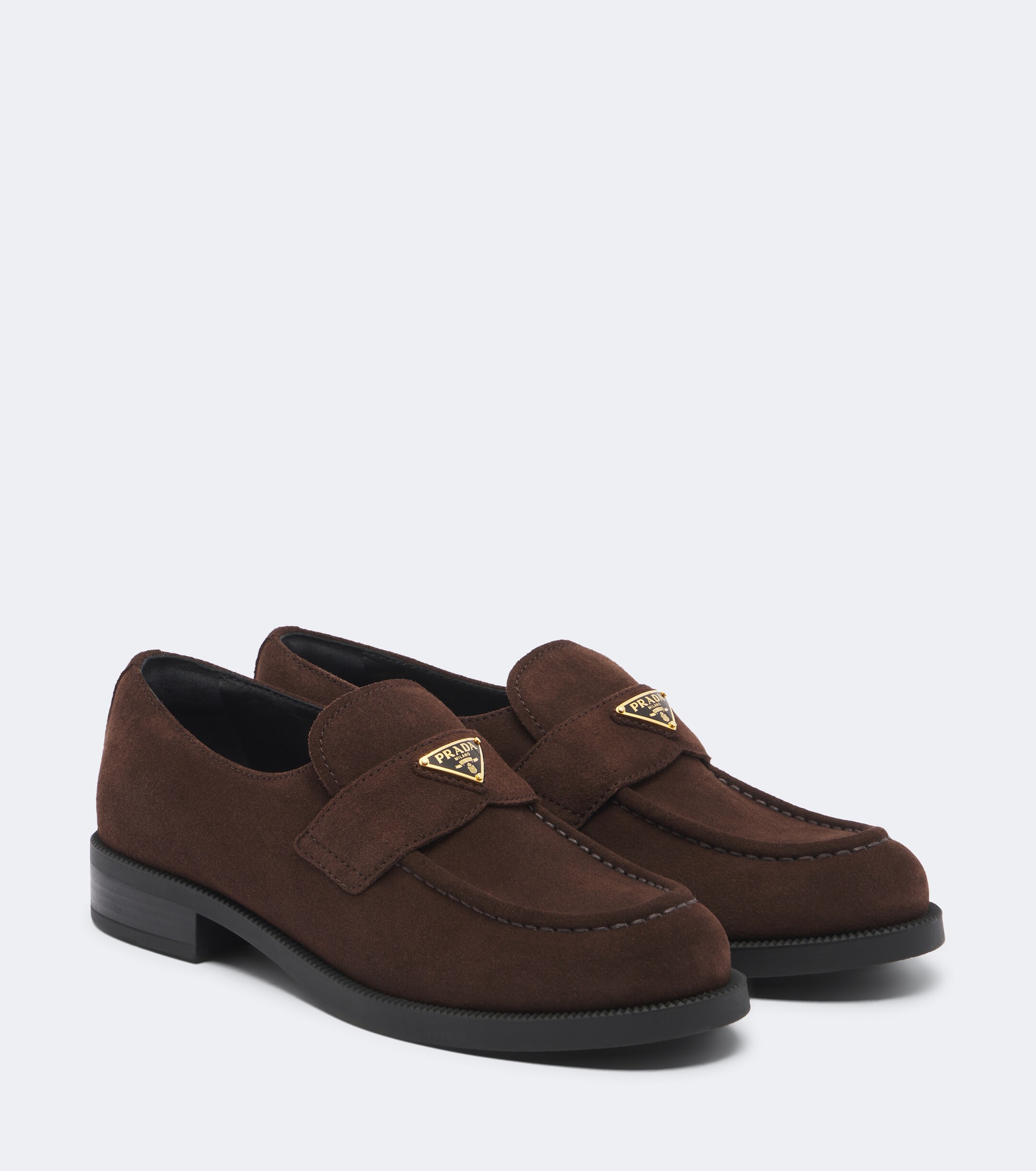 Prada Prada Suede penny loafers