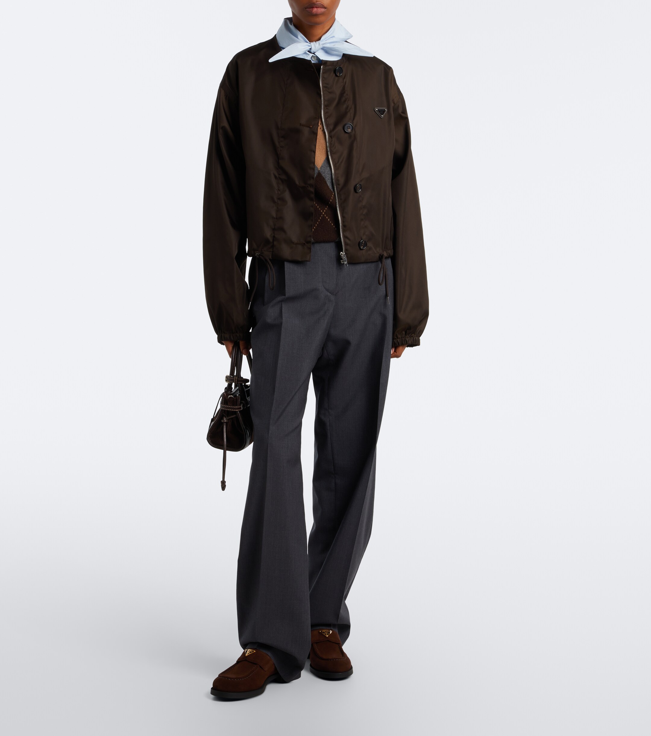 Prada Prada Suede penny loafers