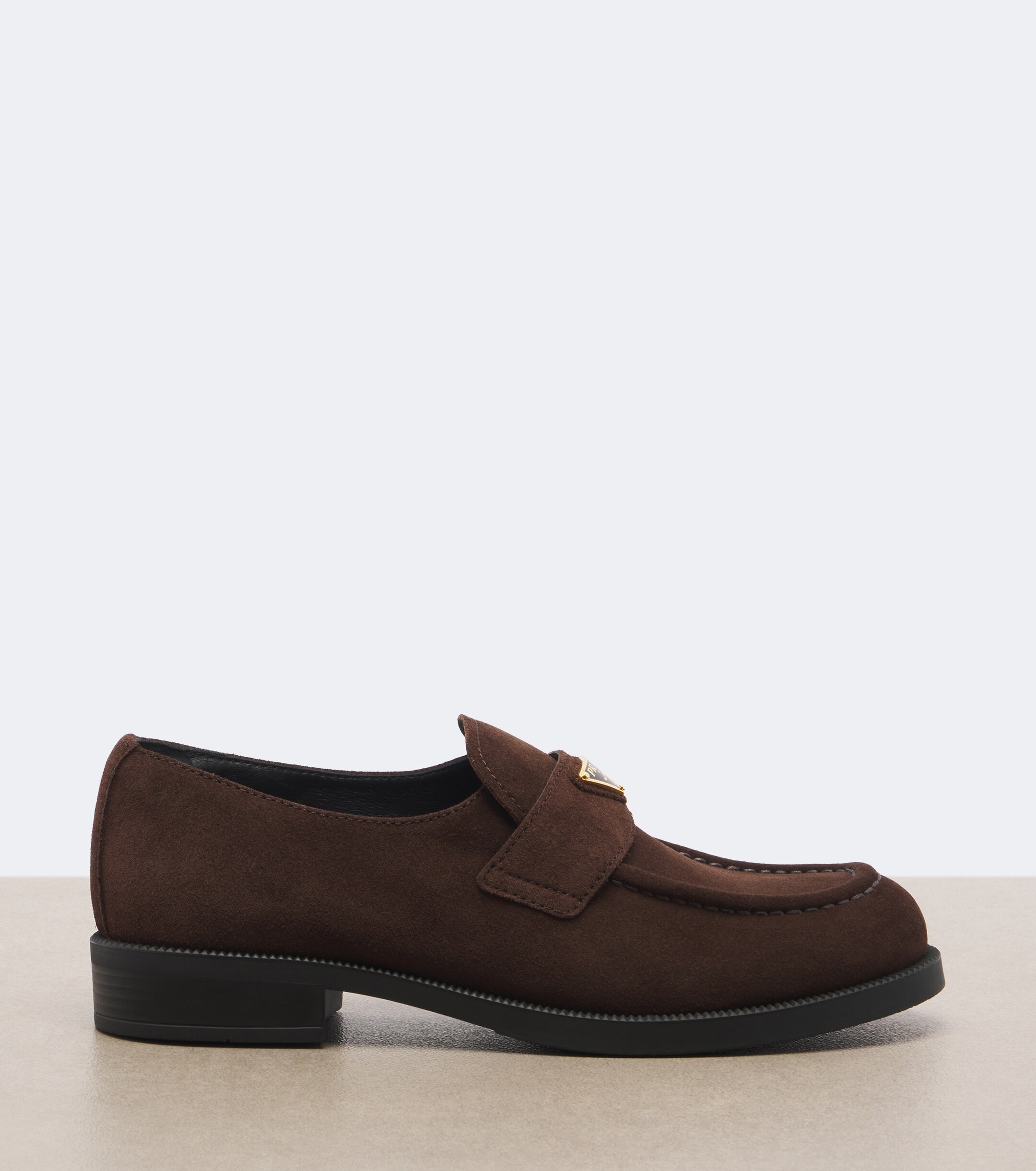 Prada Prada Suede penny loafers