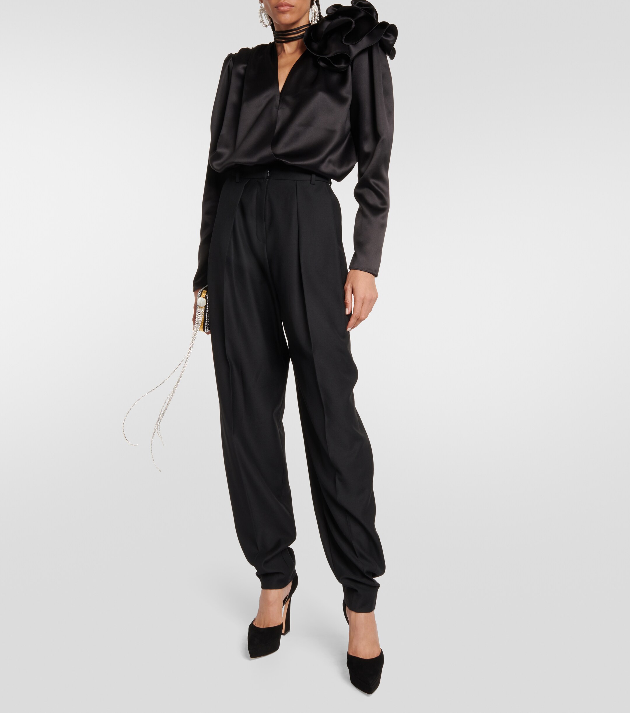 GIANVITO ROSSI Vertigo suede platform pumps