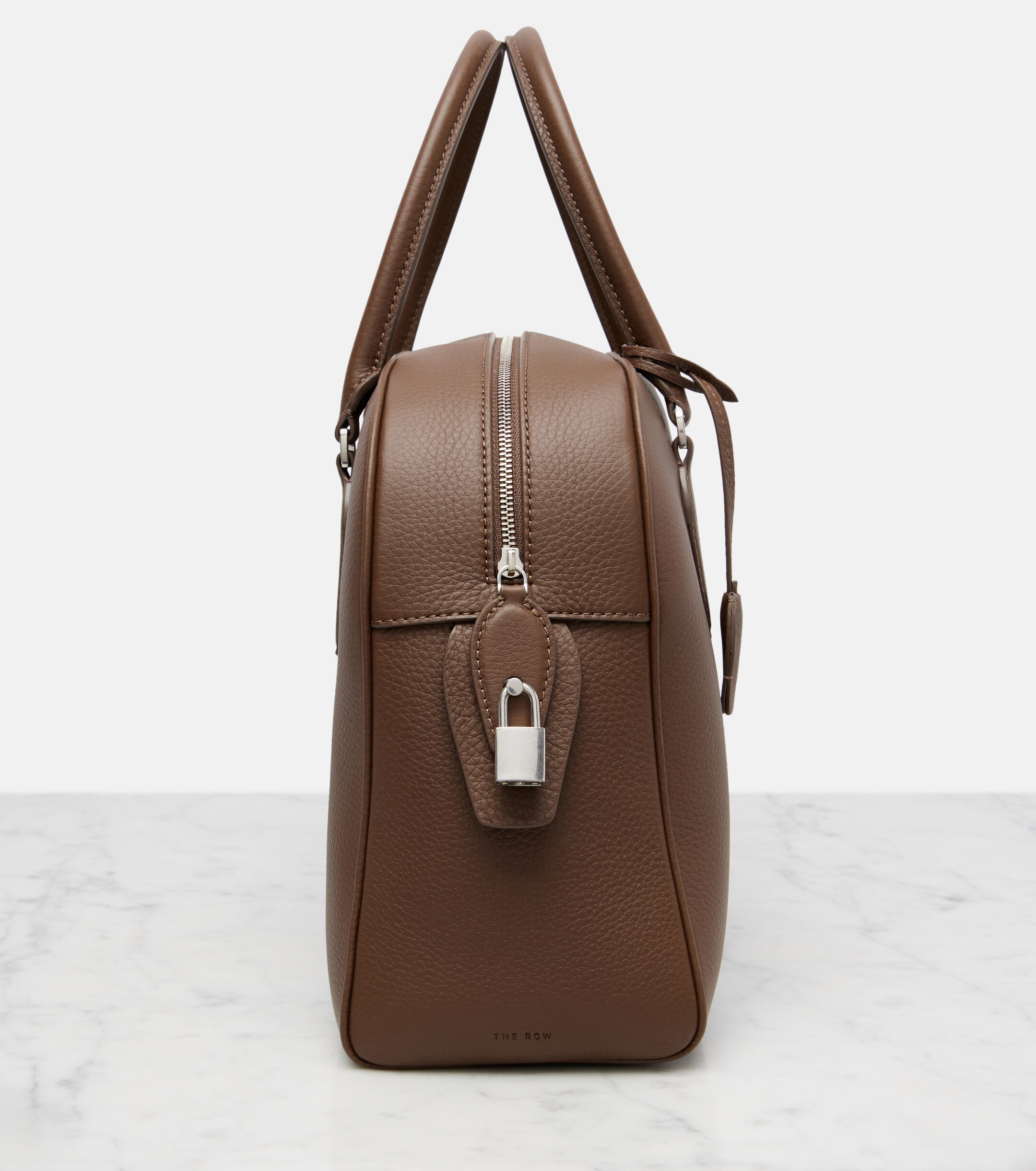 The Row India 12 Medium leather tote bag