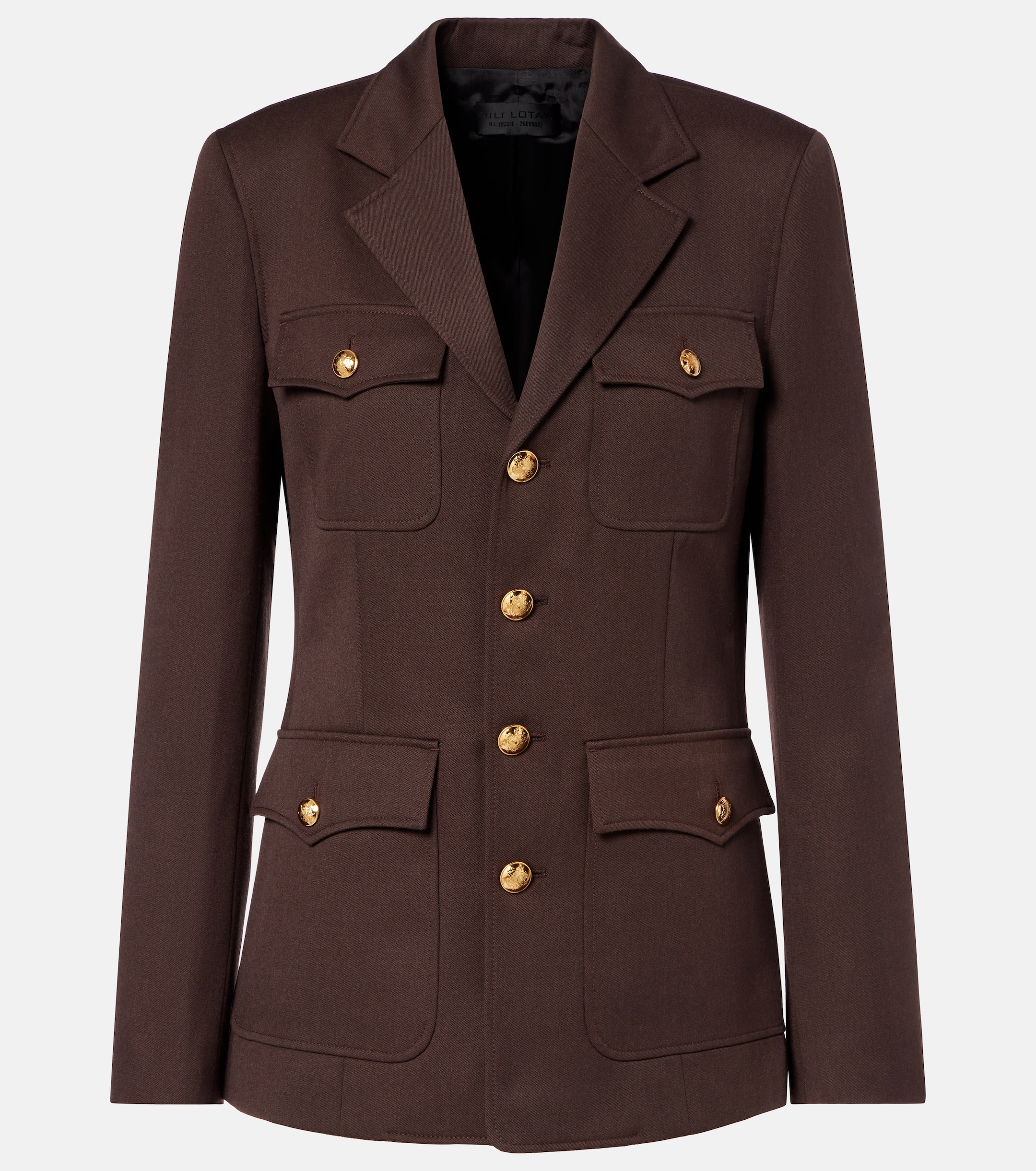 Nili Lotan Nelson virgin wool blazer