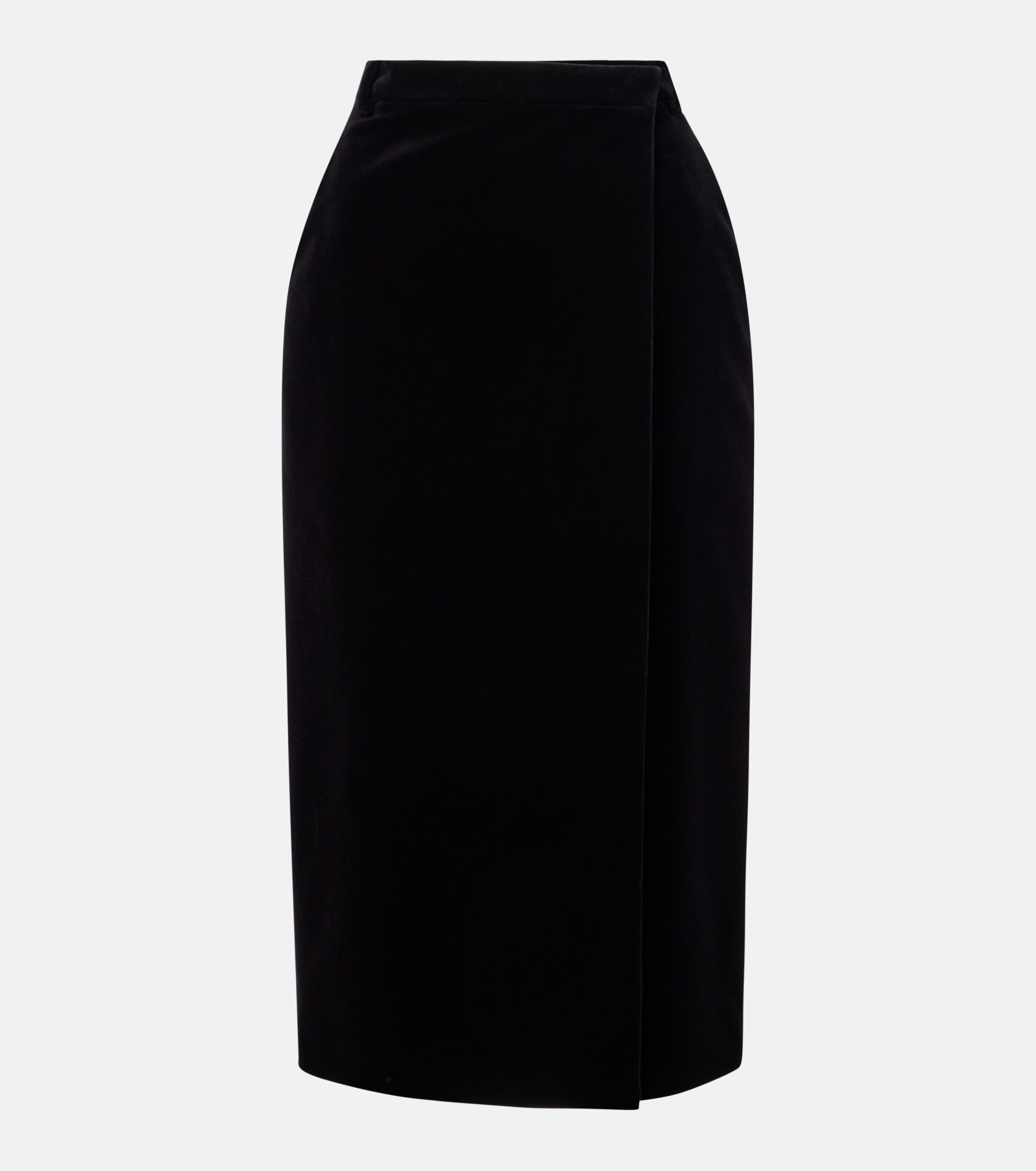 Saint Laurent Cotton velvet pencil skirt thumbnail