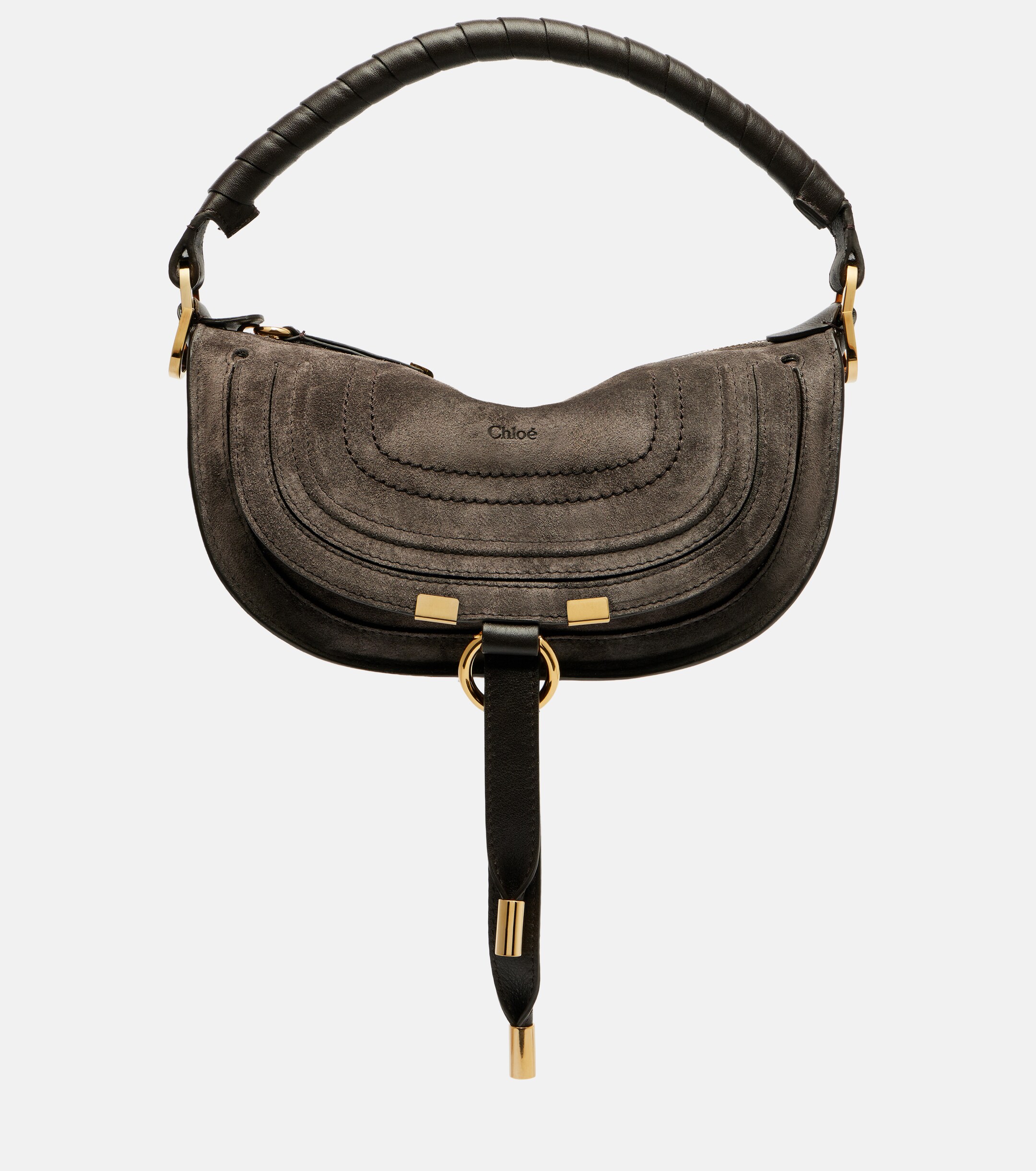 Chloé Marcie Mini suede shoulder bag