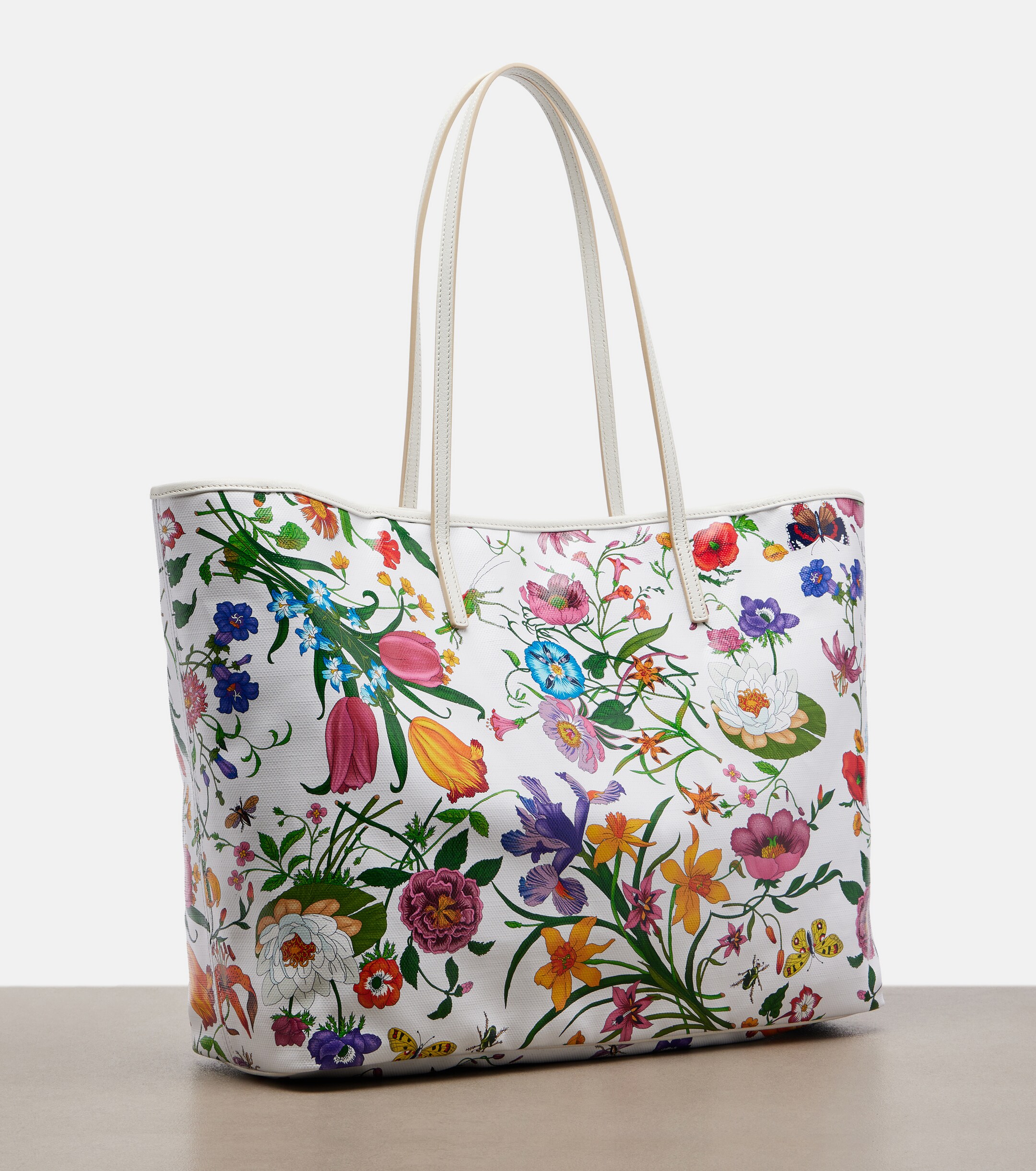 Gucci Gucci Tribeca Large floral canvas shopper
