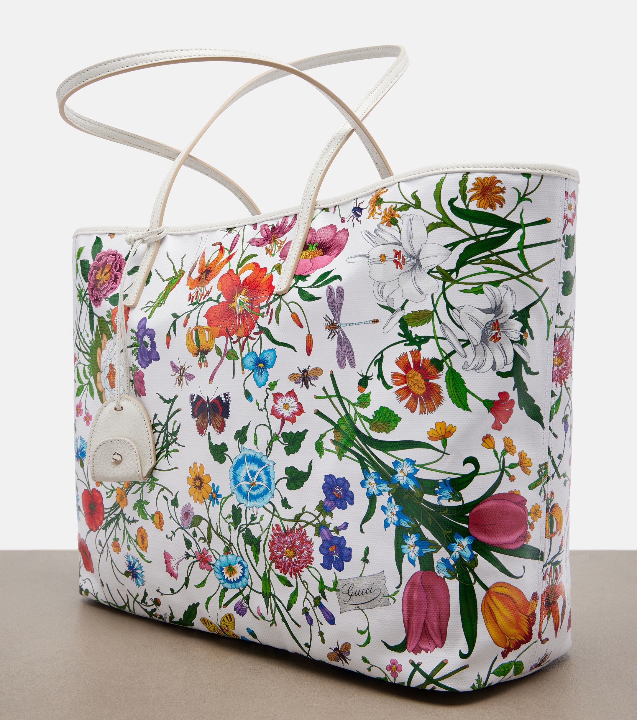 Gucci Gucci Tribeca Large floral canvas shopper