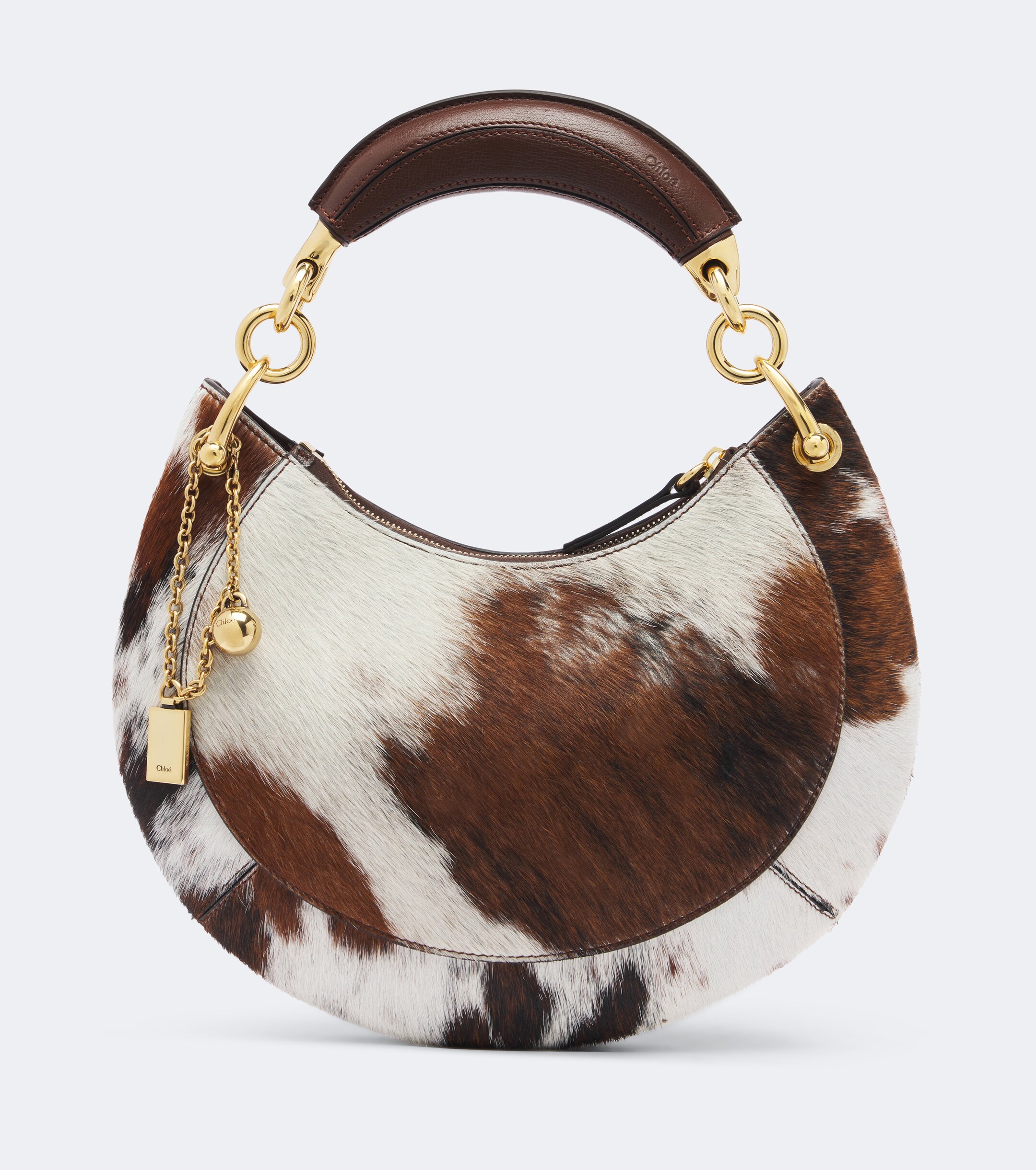 Chloé Chloé Banana Small calf hair top-handle bag