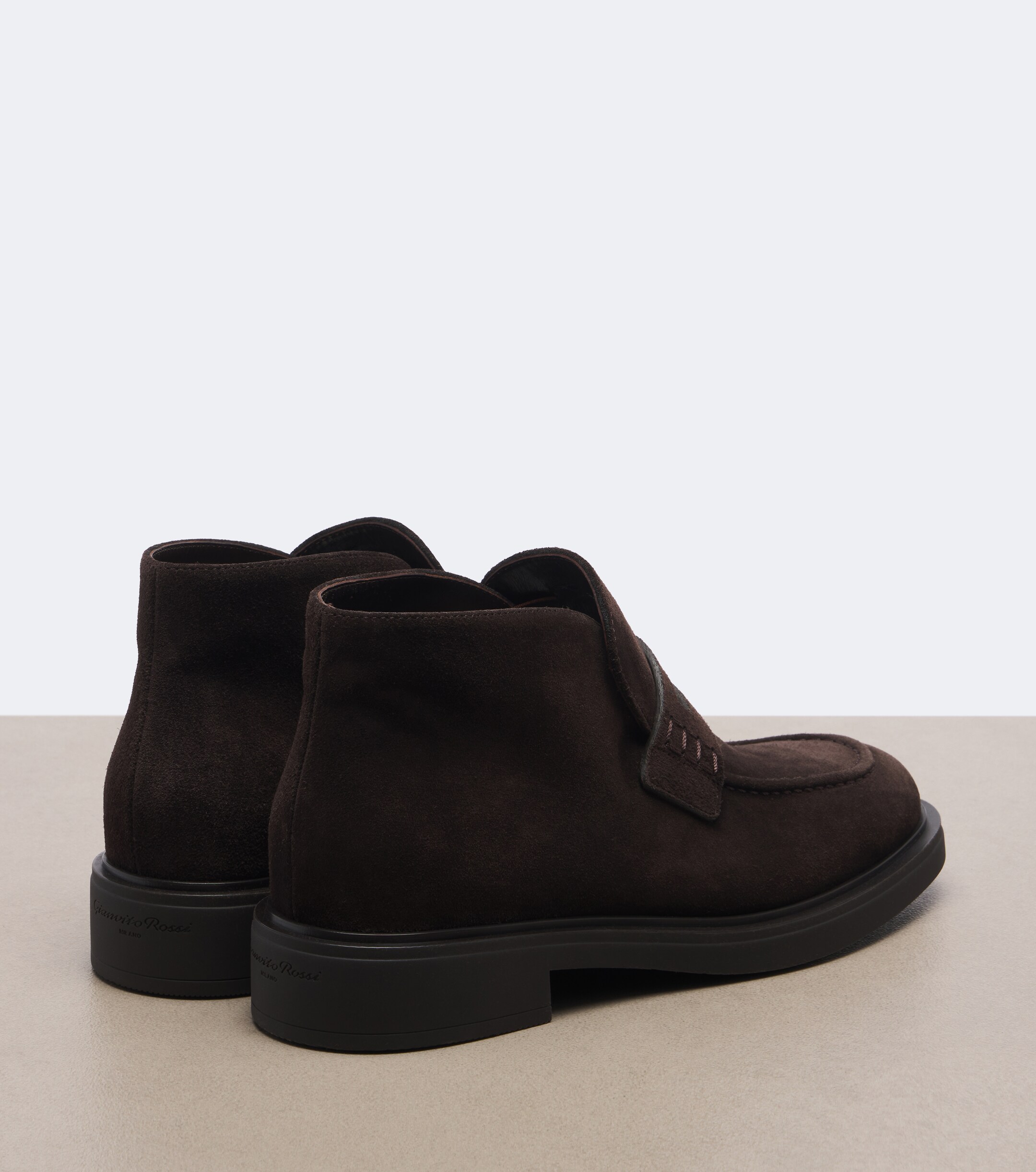 GIANVITO ROSSI Gianvito Rossi Brogue suede ankle boots