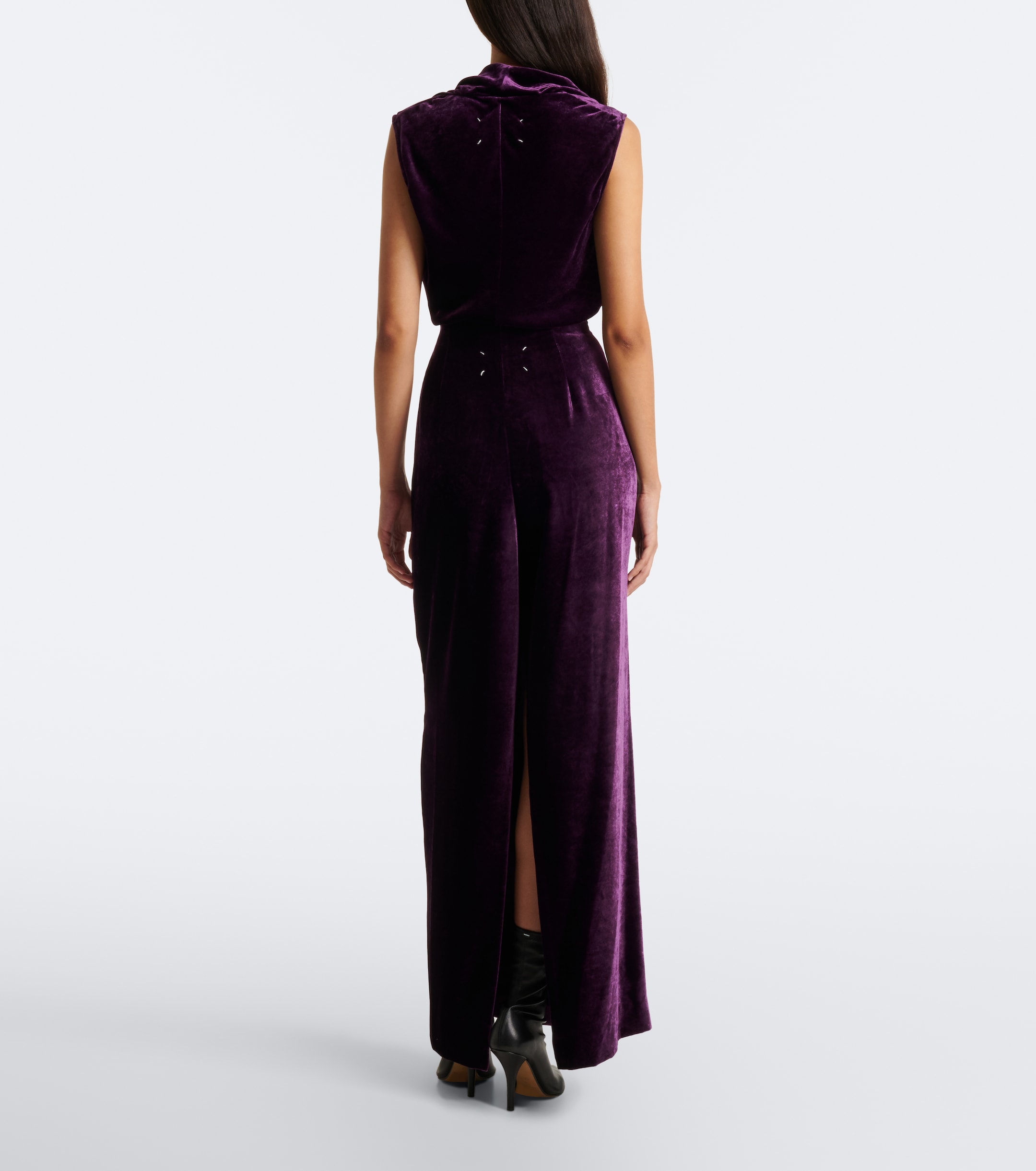 Maison Margiela Maison Margiela Velvet maxi skirt