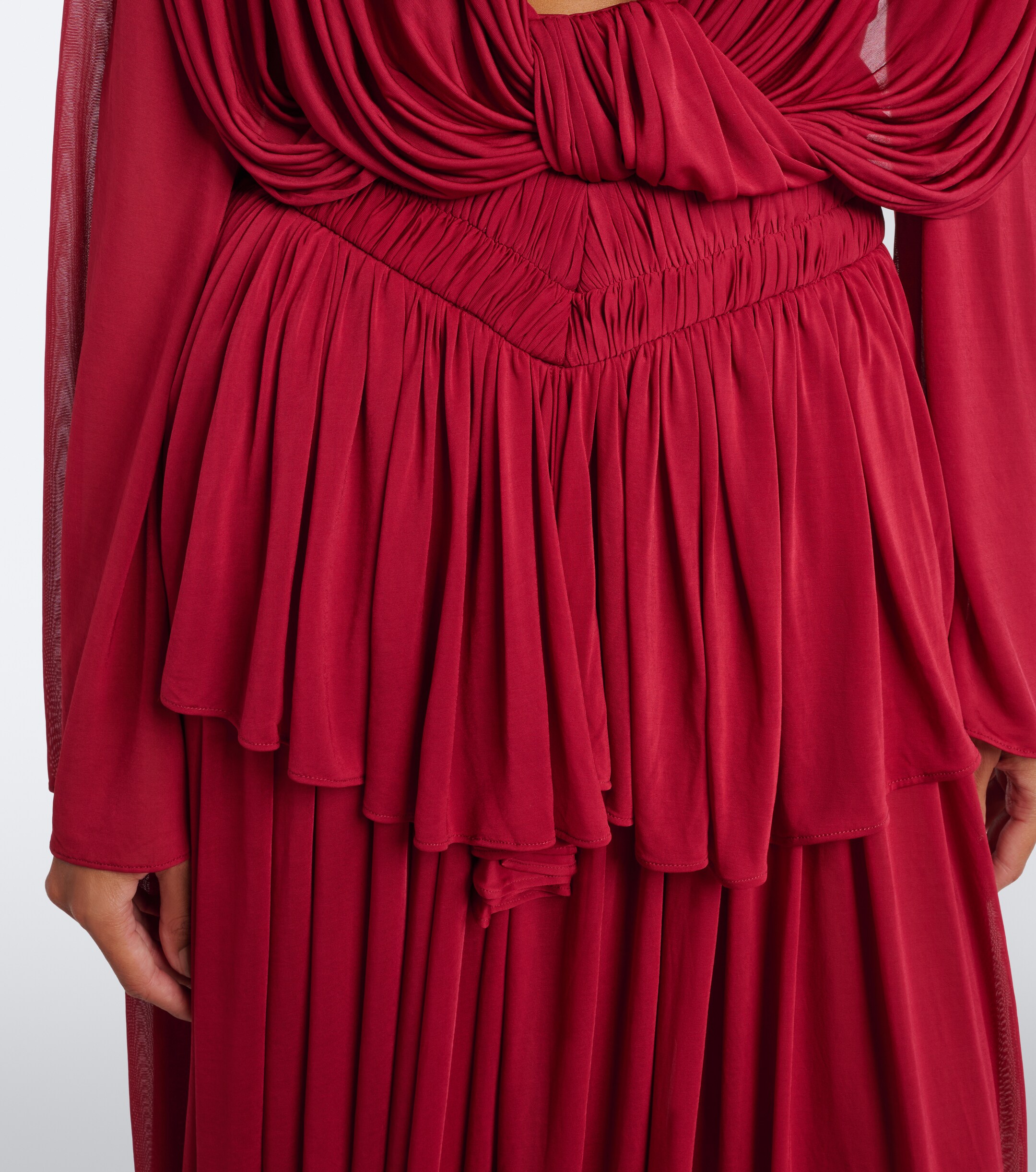 Christopher Esber Christopher Esber Oniro ruffled maxi skirt