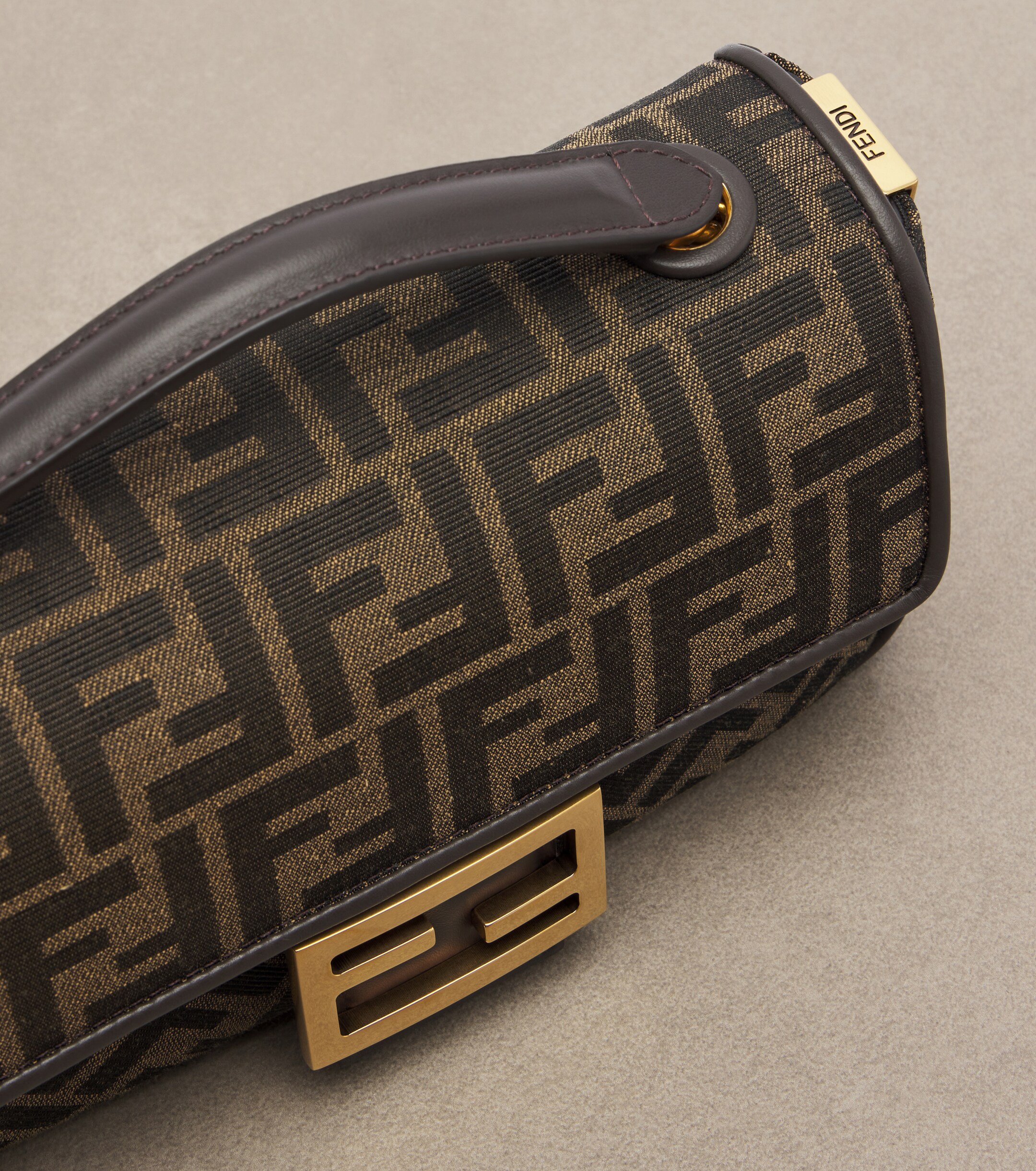 Fendi Fendi Baguette Mini FF Zucca shoulder bag