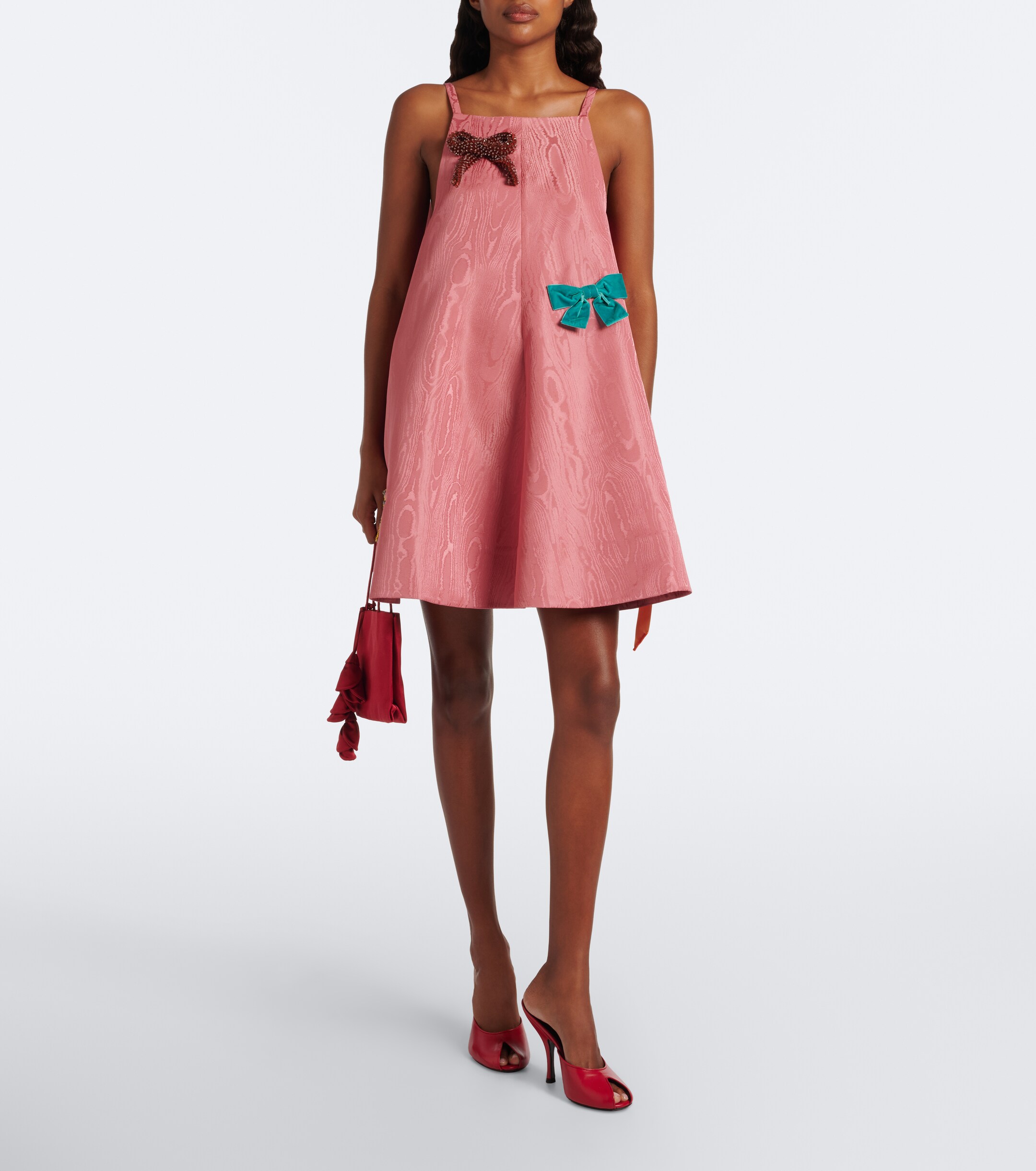 Alémais Alémais Valentina embellished moiré minidress