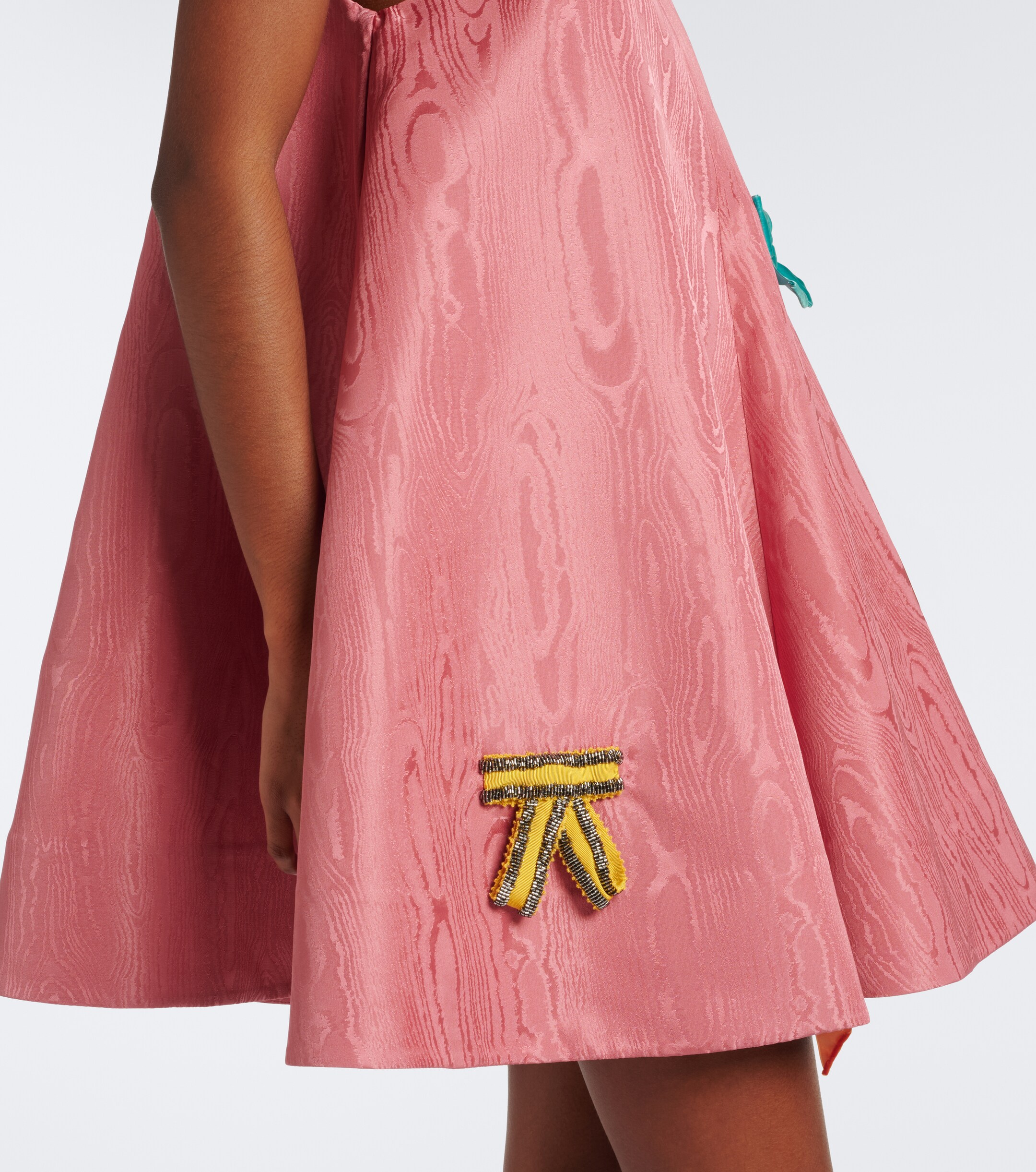 Alémais Alémais Valentina embellished moiré minidress