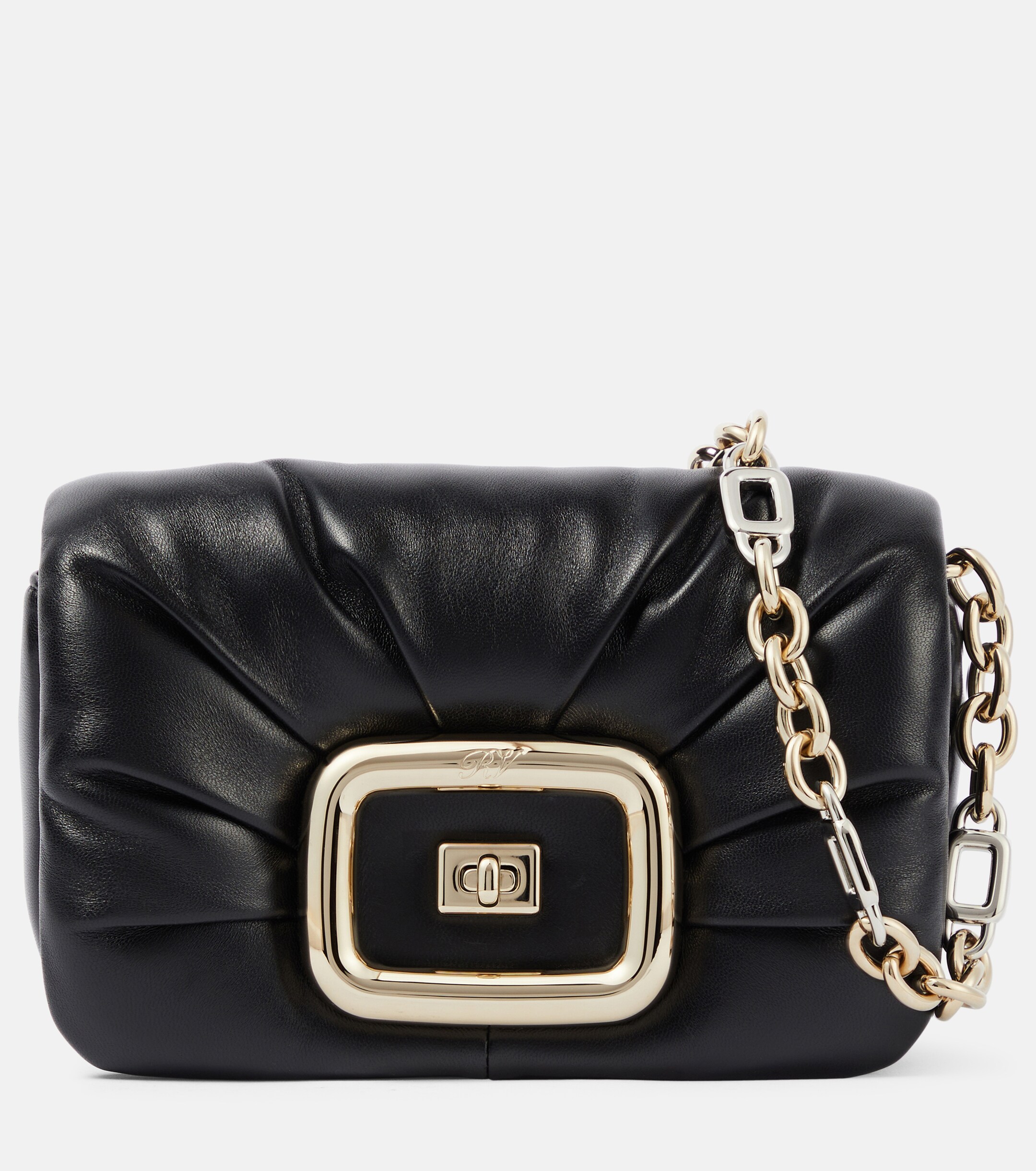 ROGER VIVIER Viv' Mini leather shoulder bag
