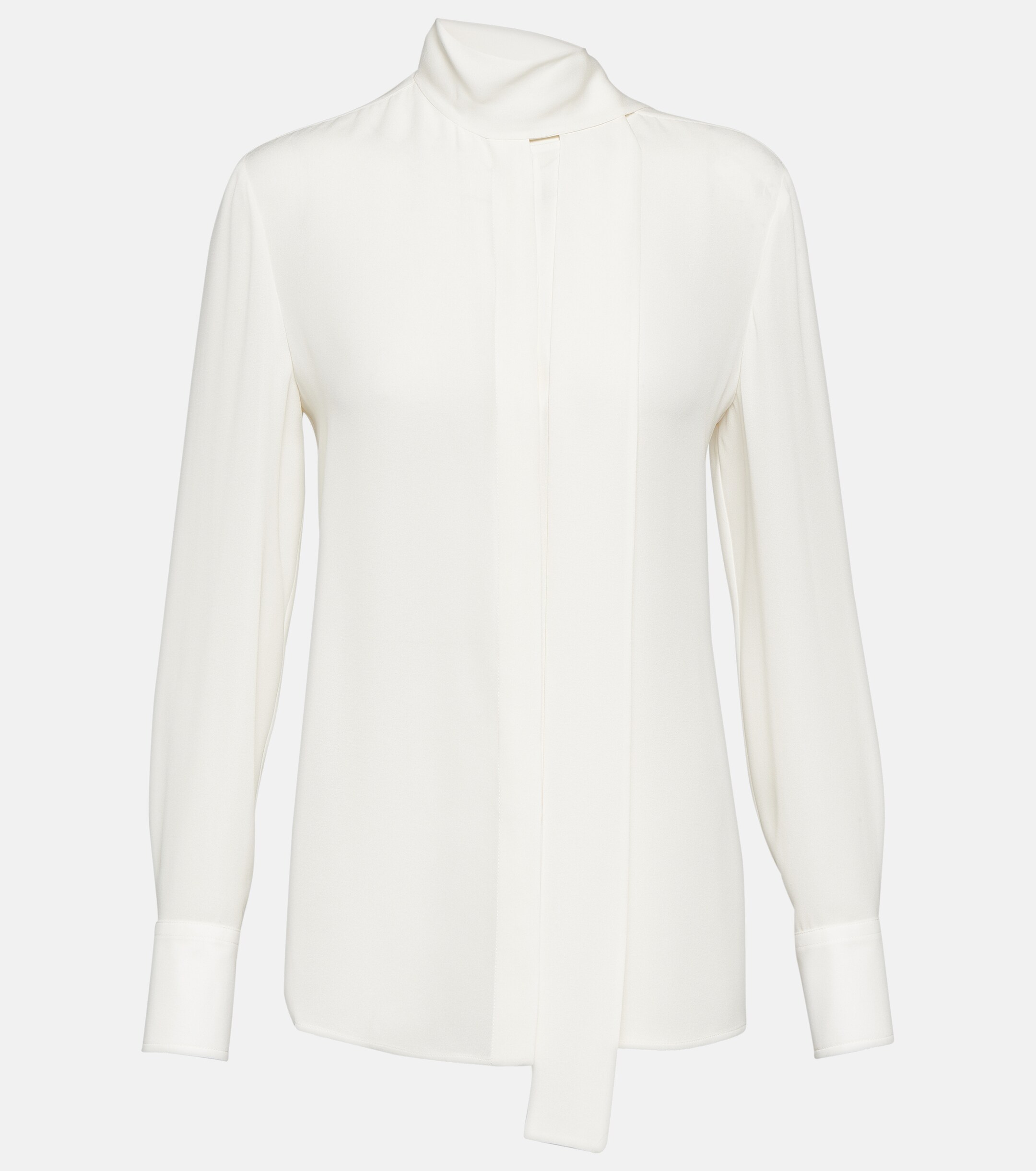 Valentino Garavani Valentino Garavani Bow-tie neck silk georgette blouse