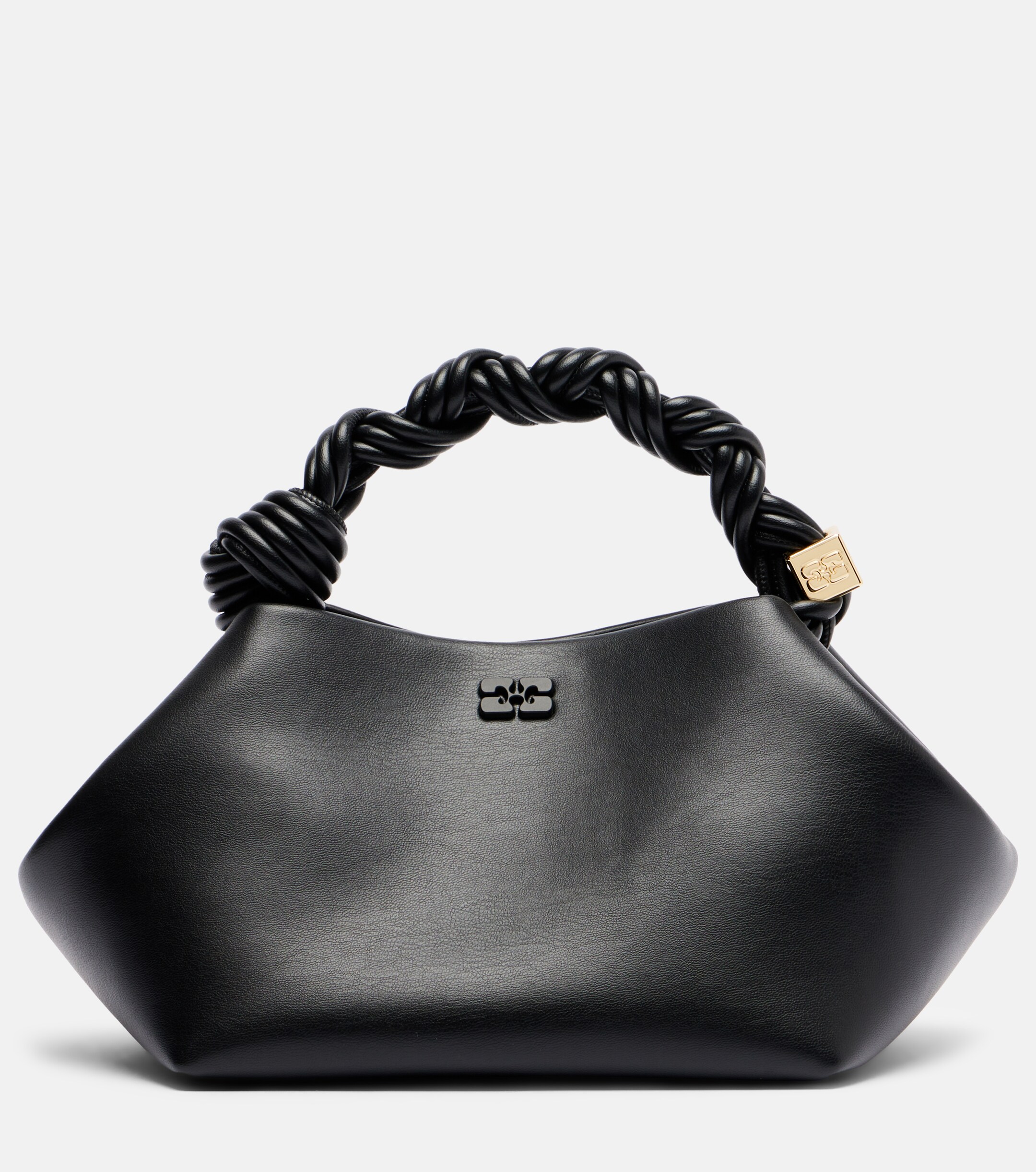 GANNI Bou Small leather tote bag