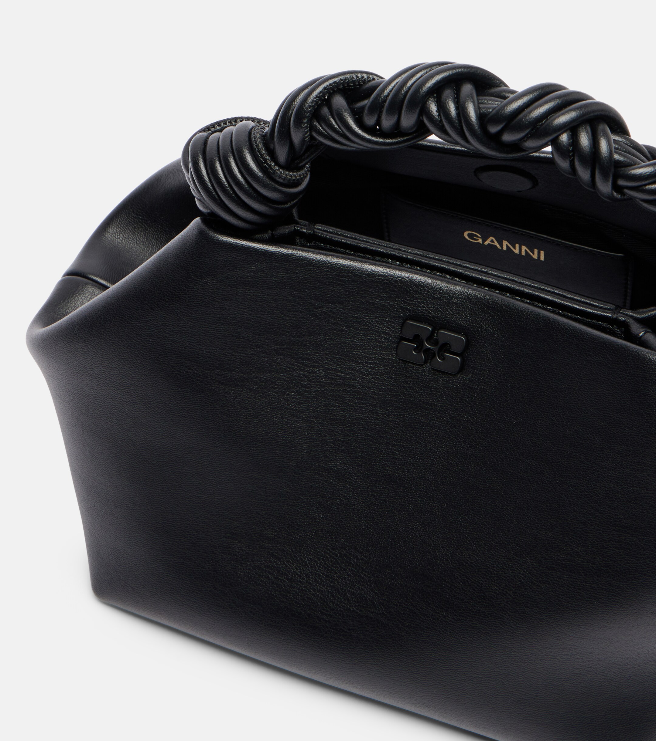 GANNI Bou Small leather tote bag