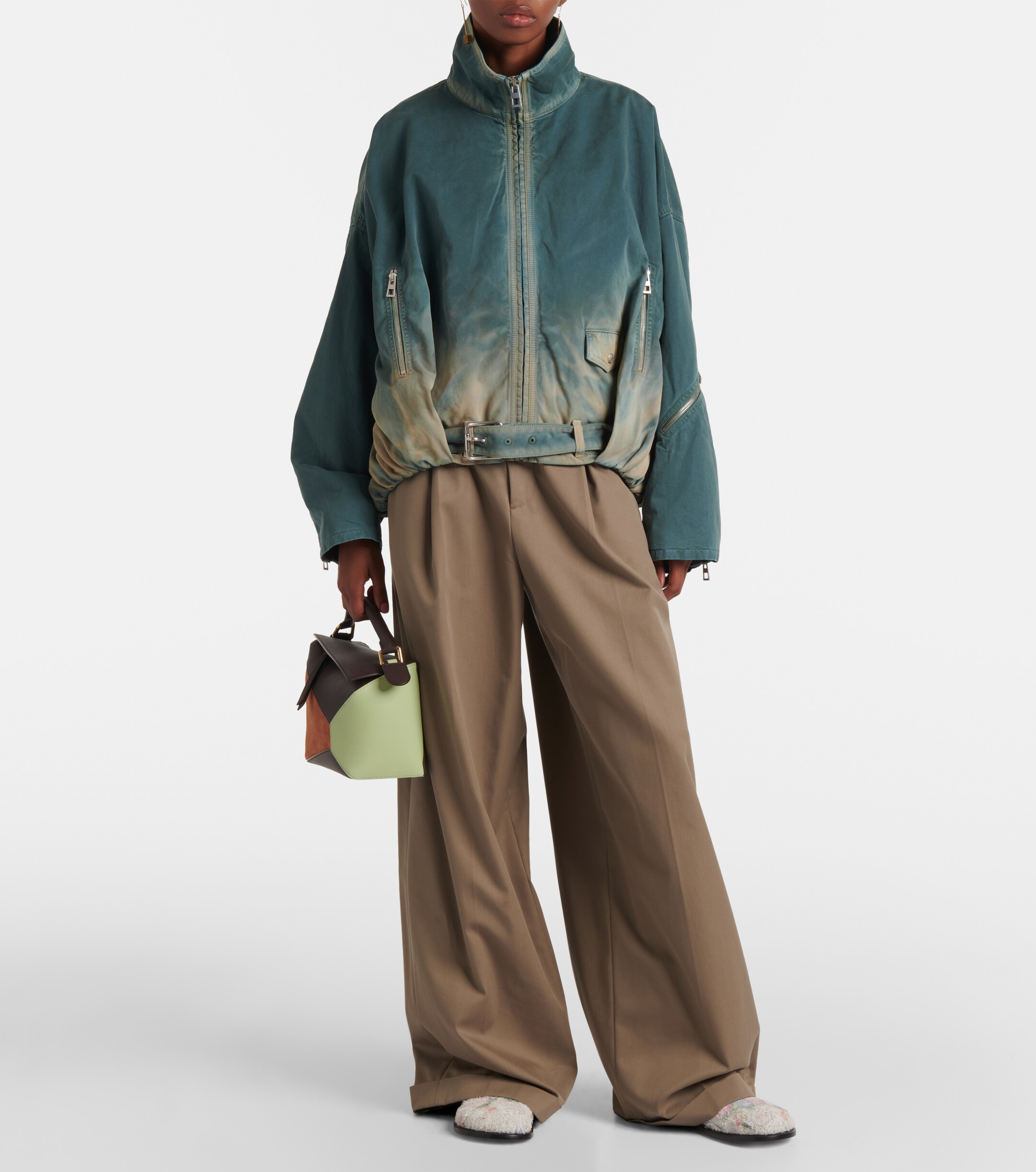 Loewe - Balloon cotton gabardine jacket | Plush