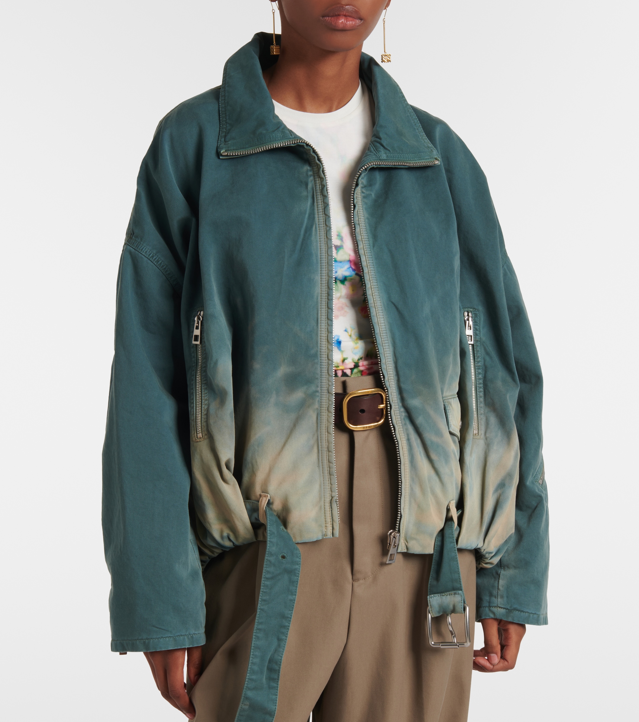 Loewe - Balloon cotton gabardine jacket | Plush