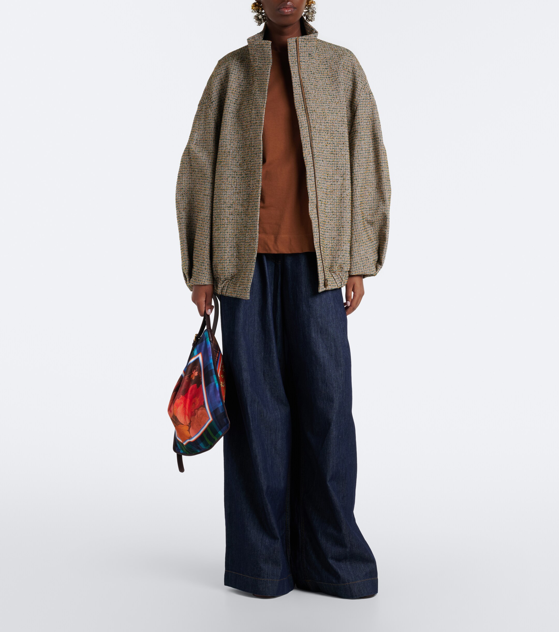 Dries Van Noten Medium printed shoulder bag