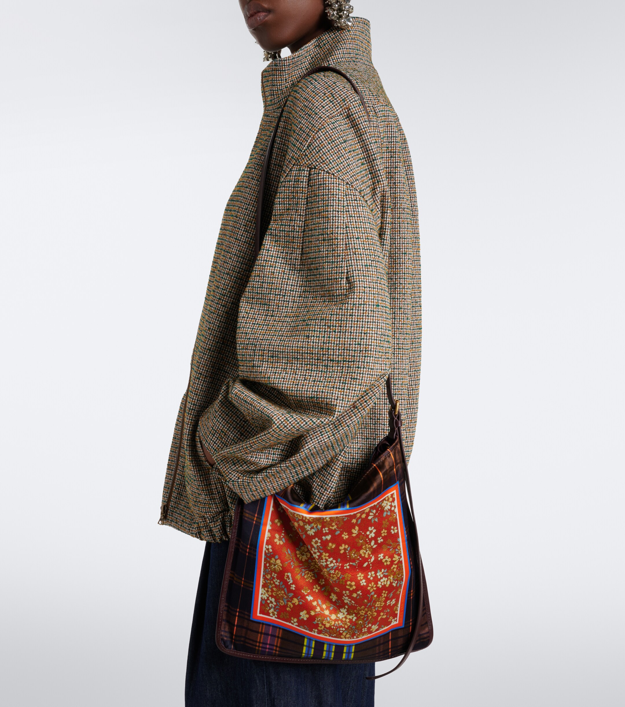 Dries Van Noten Medium printed shoulder bag